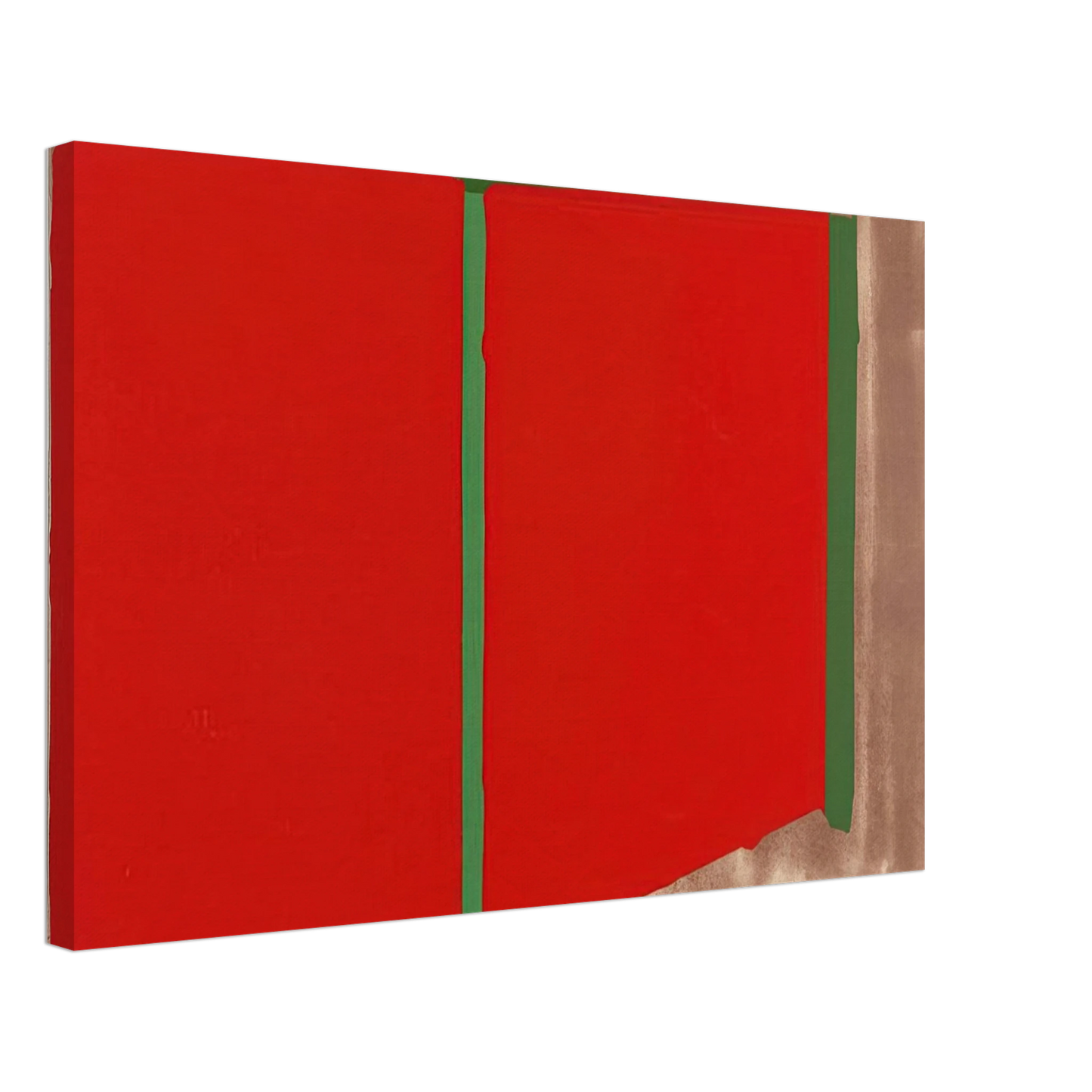 John Hoyland - Reds, Greens - 1969 Canvas - 70x100 cm / 28x40 inches-canvas