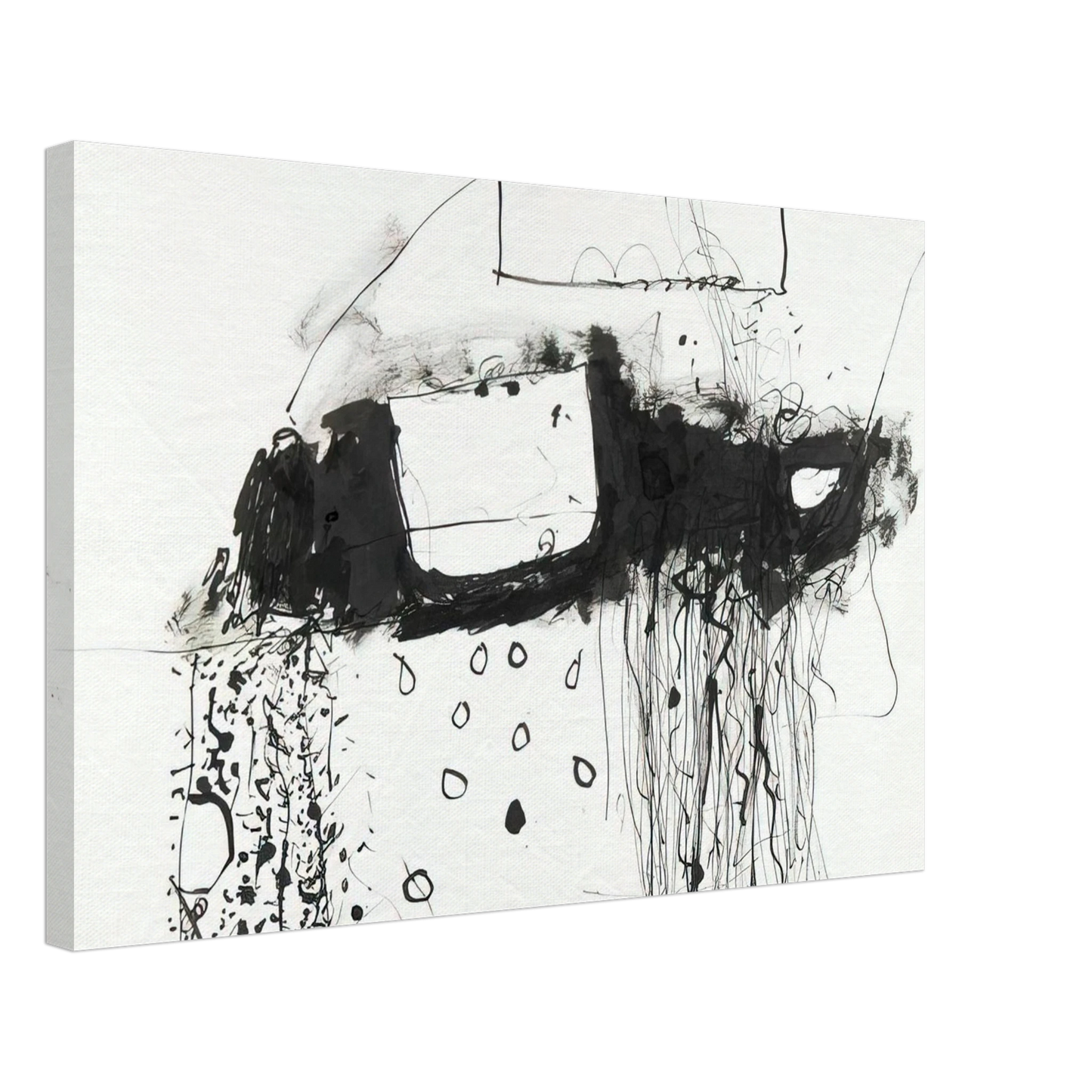 Gene Davis - Boxcar - 1981 Canvas - 40x60 cm / 16x24 inches-canvas