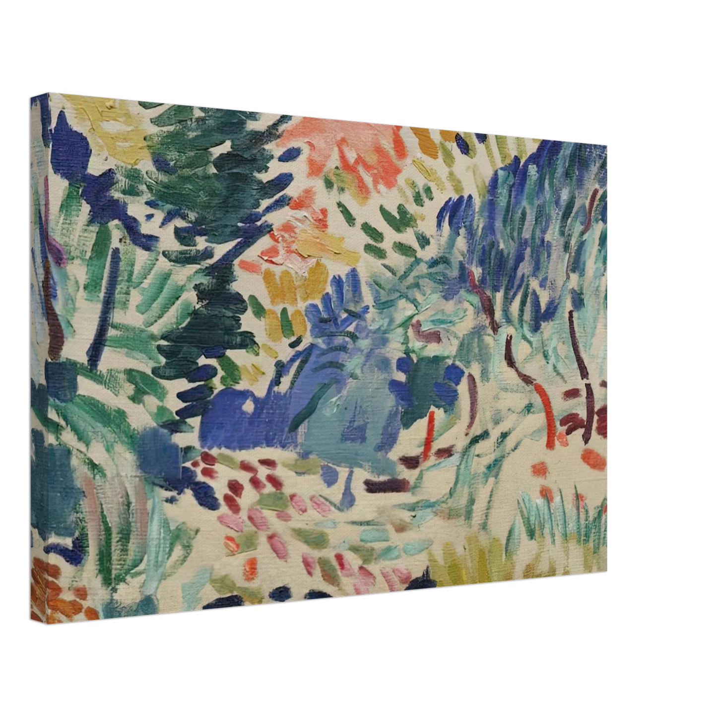 Henri Matisse - LANDSCAPE AT COLLIOURE 1905 Canvas - 70x100 cm / 28x40 inches-canvas