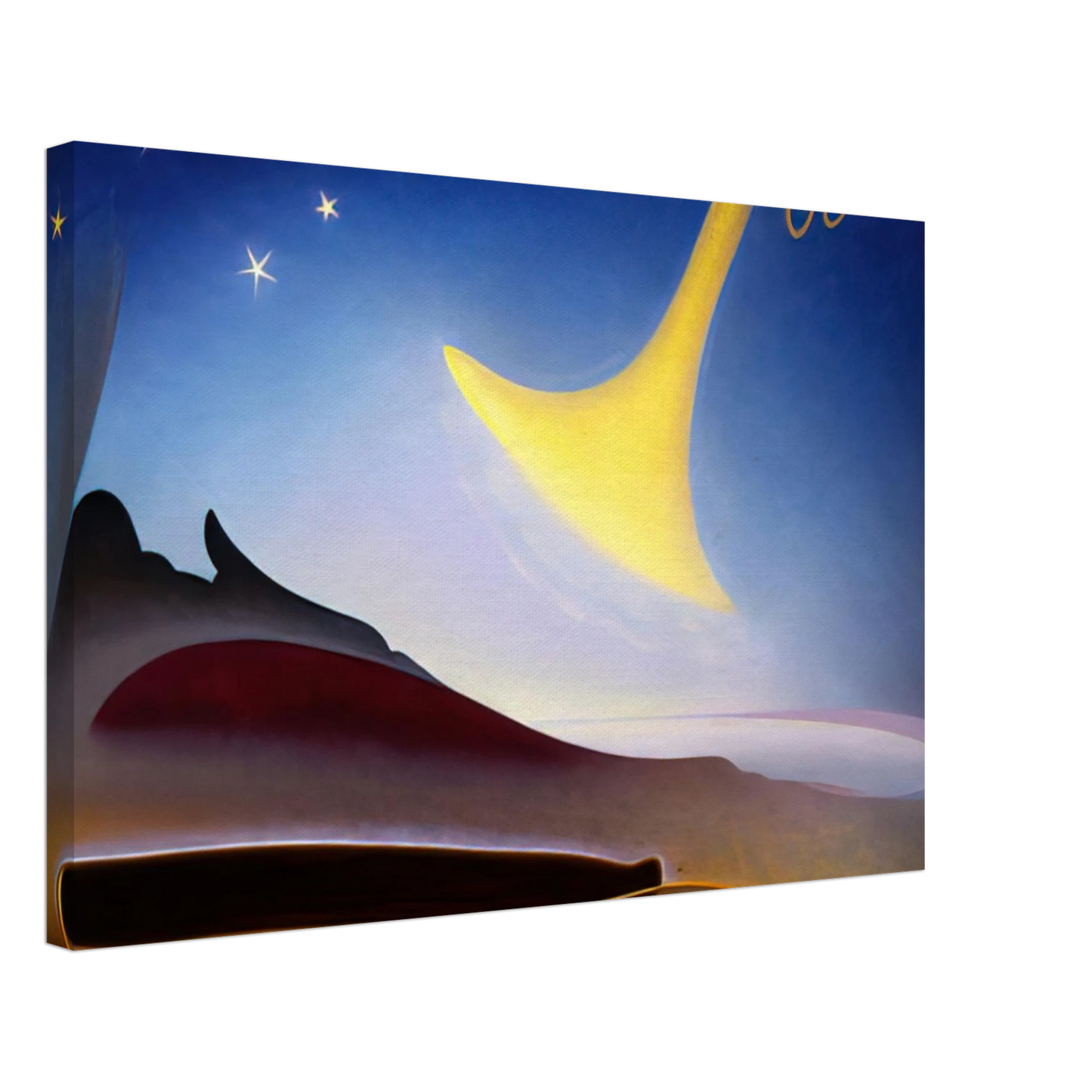 Agnes Lawrence Pelton - Awakening Memory of Father - 1943 Canvas - 70x100 cm / 28x40 inches-canvas