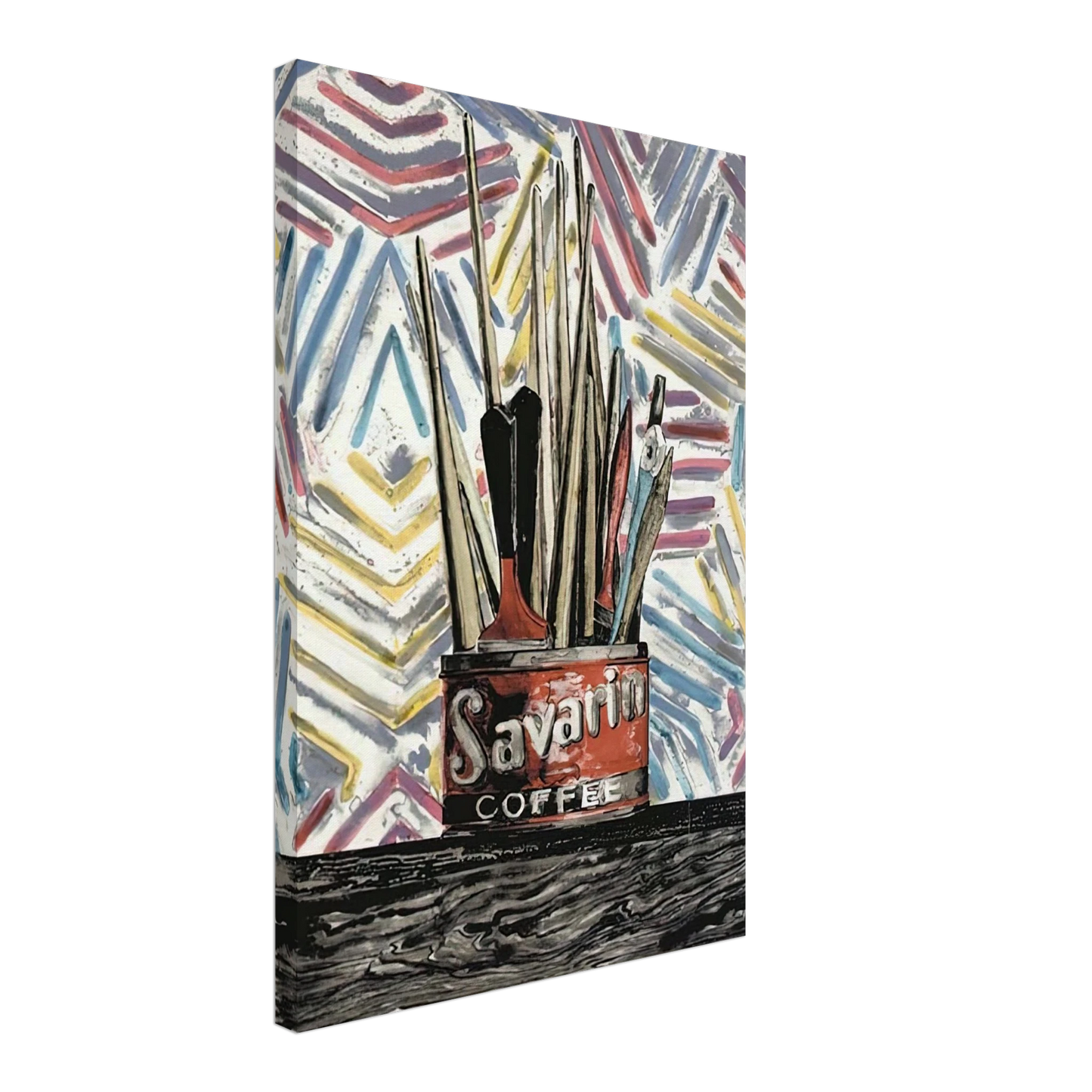 Jasper Johns - SAVARIN ULAE 183 Canvas - 40x60 cm / 16x24 inches-canvas