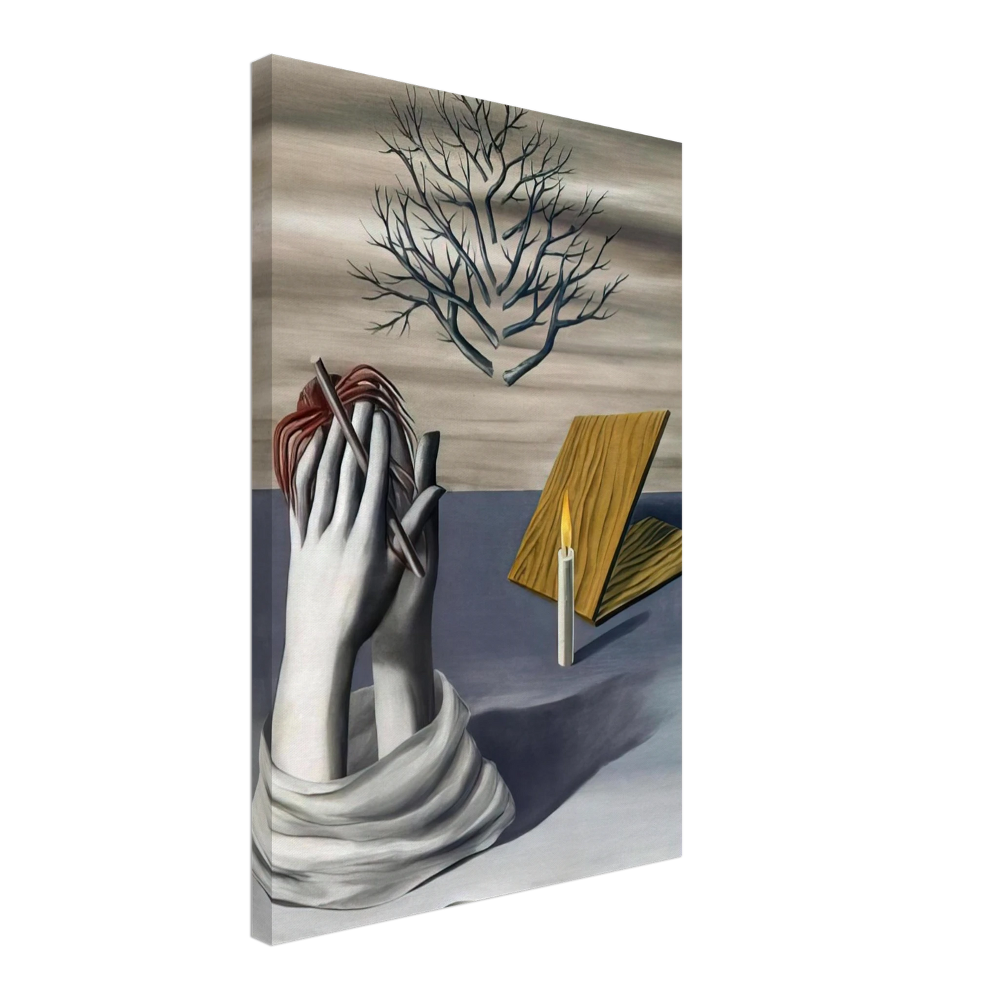 Rene Magritte - THE DAWN OF CAYENNE 1926 Canvas - 40x60 cm / 16x24 inches-canvas