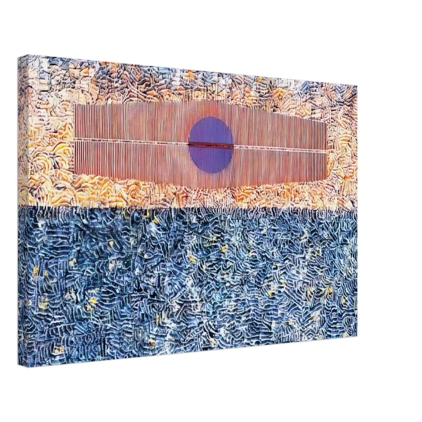 Jimmy Ernst - Silent Protest - 1976 Canvas - 70x100 cm / 28x40 inches-canvas