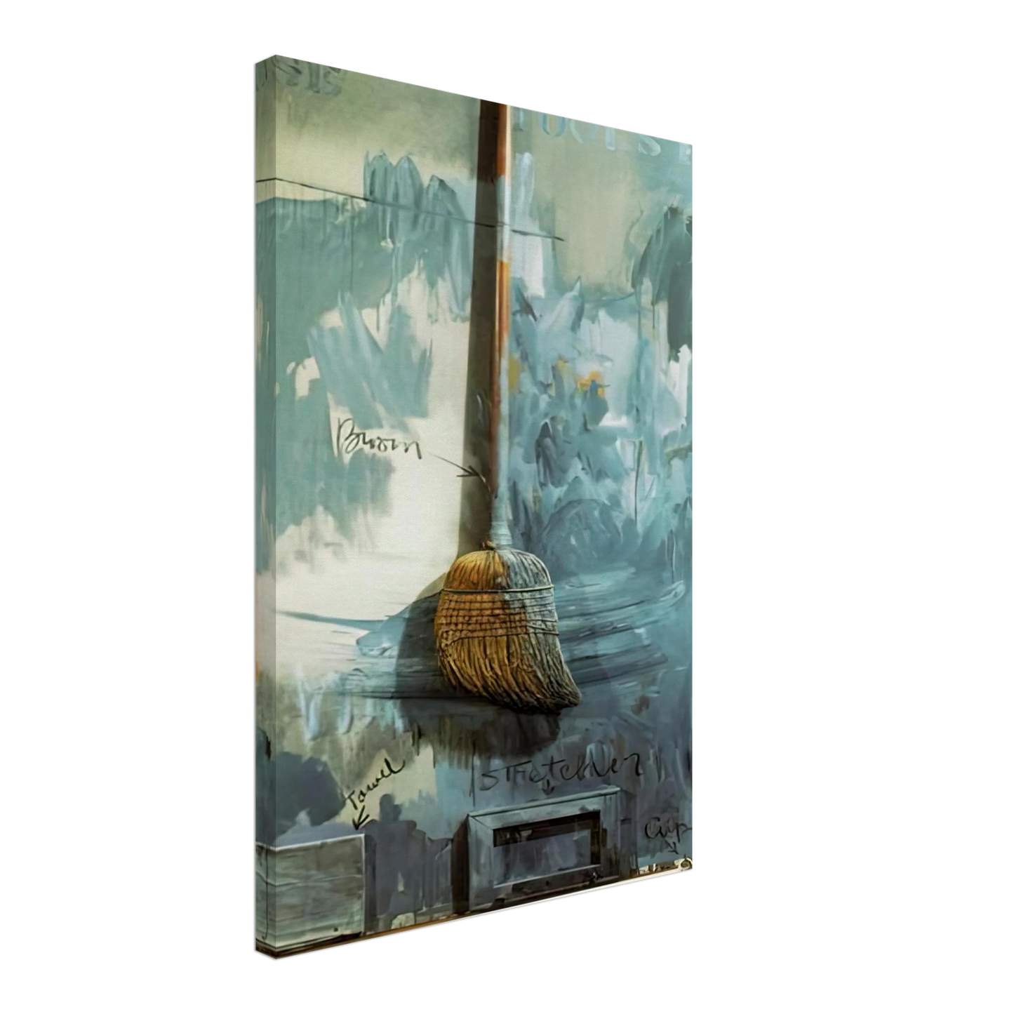 Jasper Johns - FOOLS HOUSE Canvas - 70x100 cm / 28x40 inches-canvas