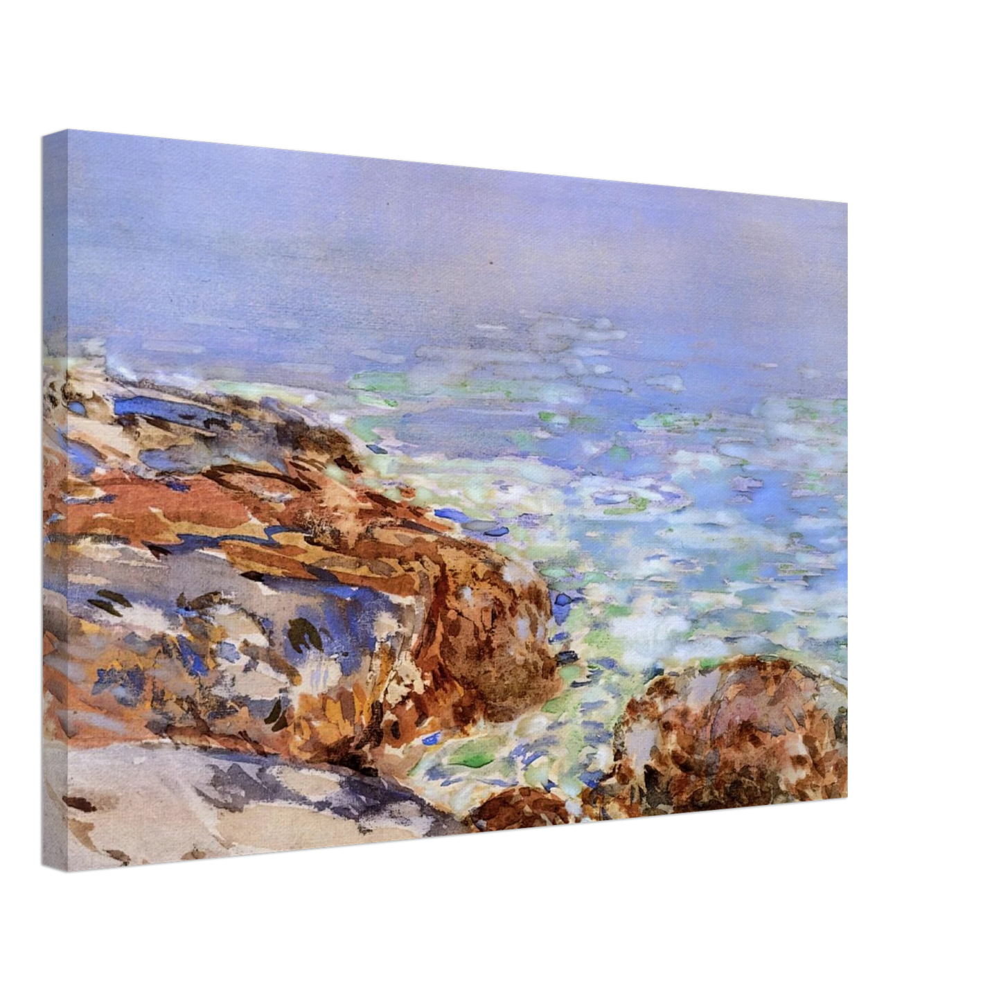 Childe Hassam - Seascape, Isles of Shoals Canvas - 70x100 cm / 28x40 inches-canvas