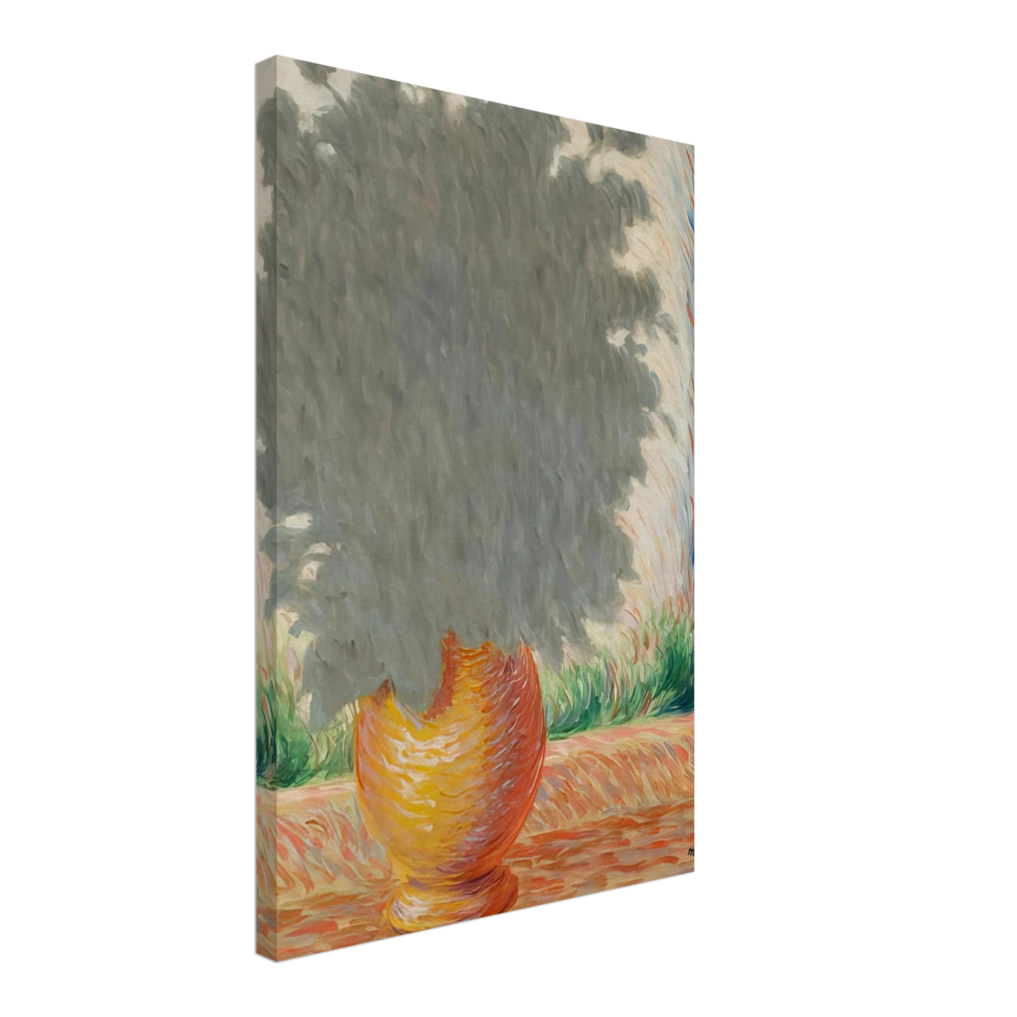 Rene Magritte - LIGHTNING 1944 Canvas - 40x60 cm / 16x24 inches-canvas