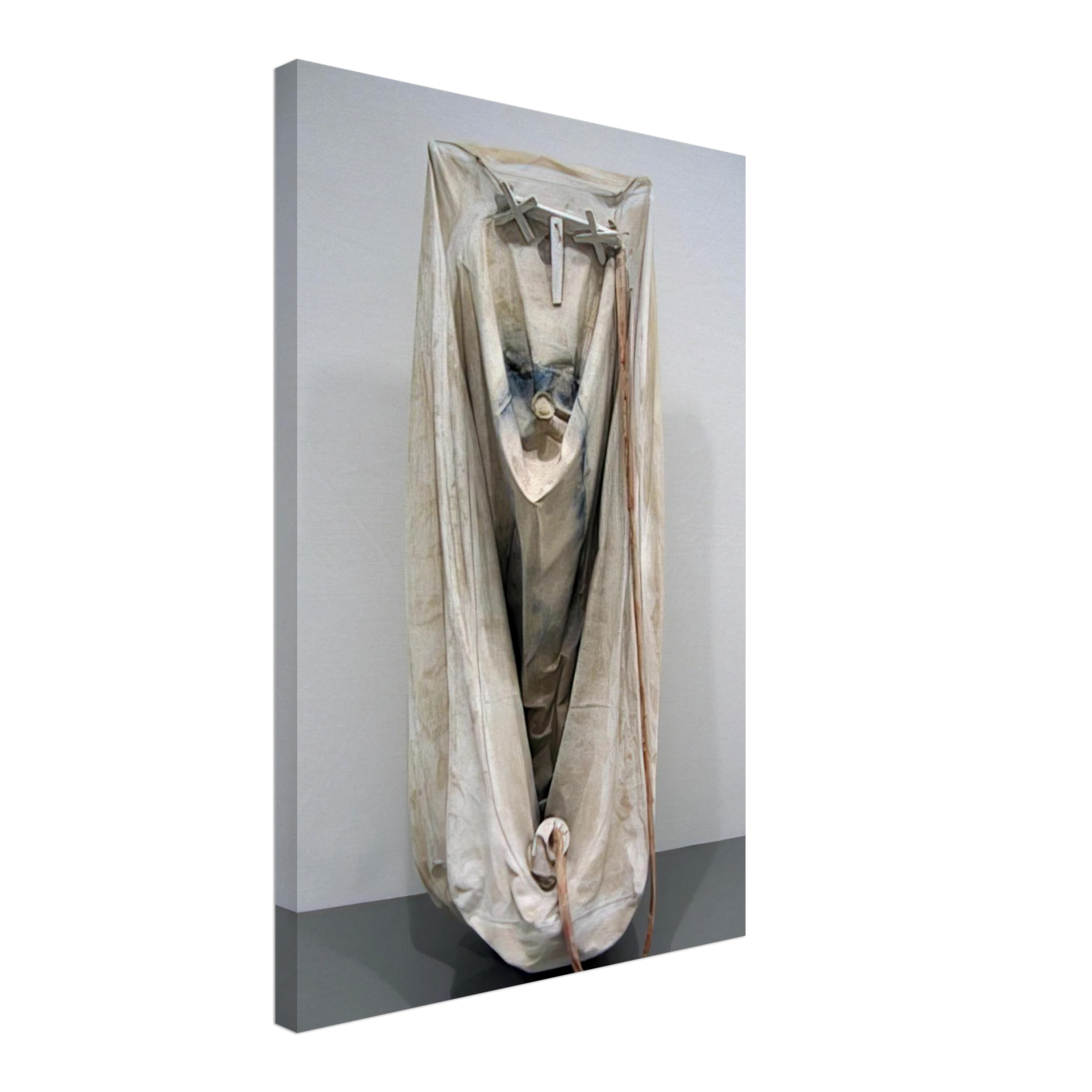 Claes Oldenburg - SOFT BATHTUB MODEL GHOST VERSION 1966 Canvas - 40x60 cm / 16x24 inches-canvas