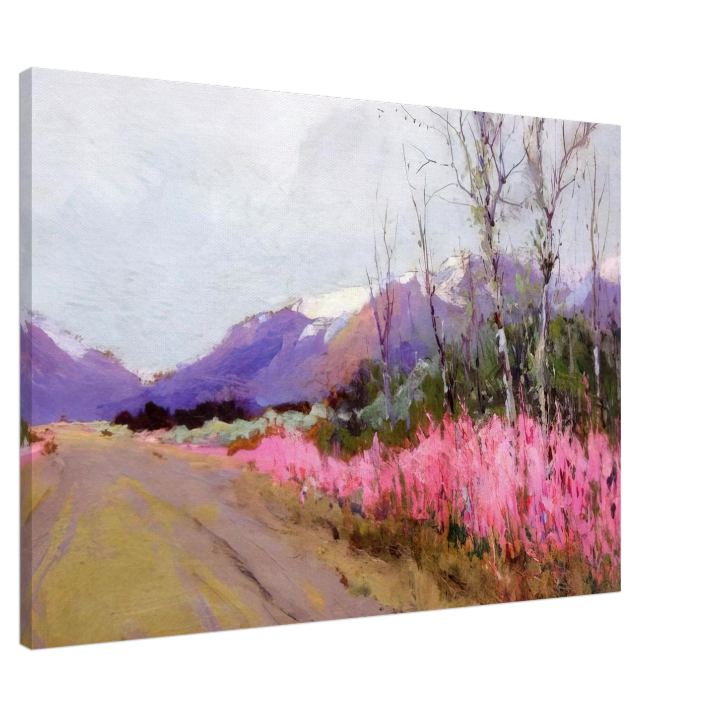 Sydney Laurence - Fireweed Lane - Romanticism Canvas - Default Title-canvas