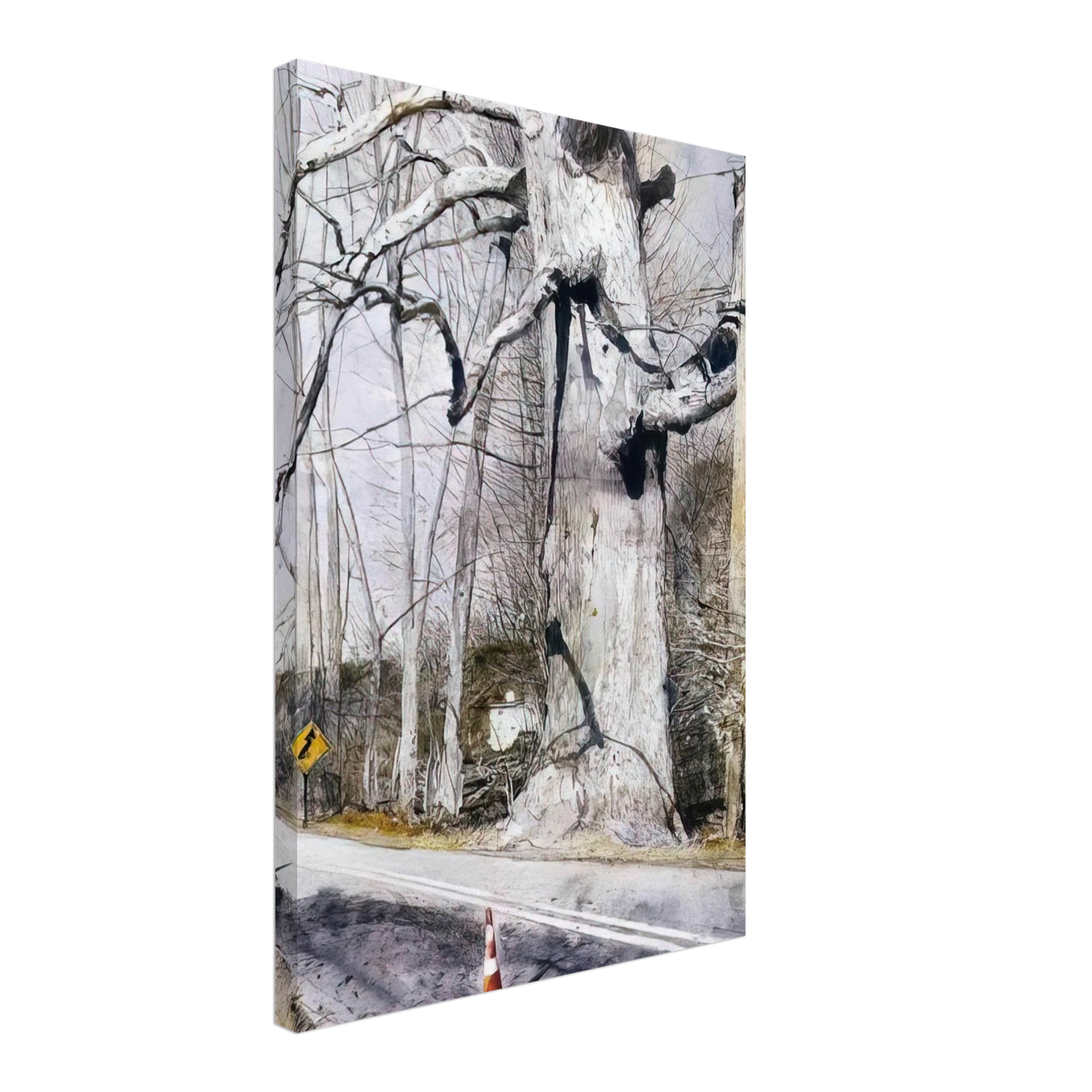 Andrew Wyeth - WALKING STICK Canvas - 40x60 cm / 16x24 inches-canvas