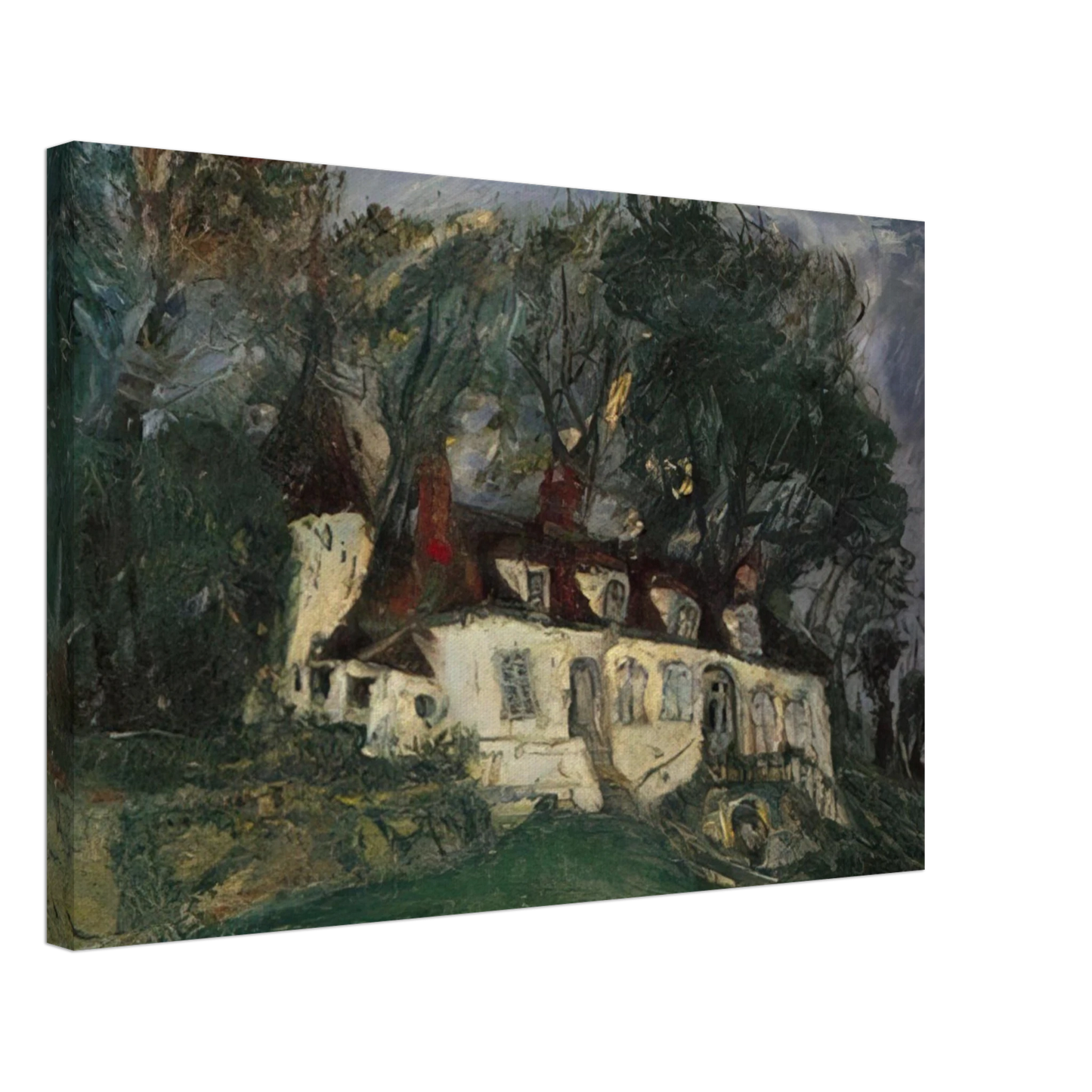 Chaim Soutine - HOUSE AT OISEME 1934 Canvas - 40x60 cm / 16x24 inches-canvas