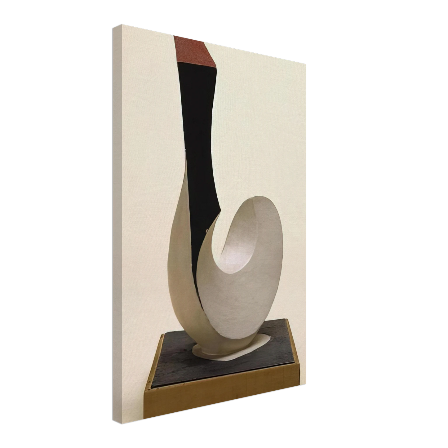 Kurt Schwitters - CHICKEN AND EGG 1946 Canvas - 40x60 cm / 16x24 inches-canvas