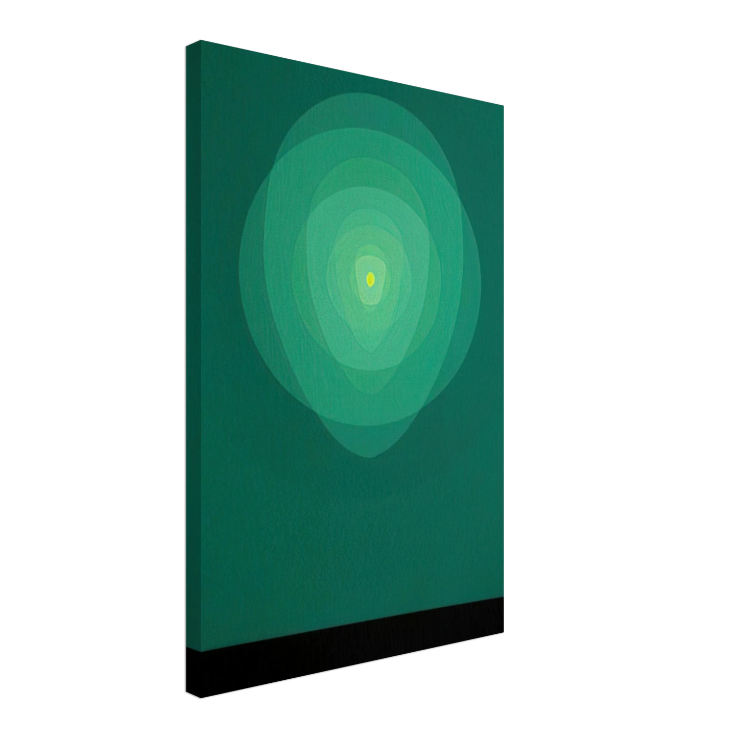 Clarence Holbrook Carter - Green Mandala - 1969 Canvas - 40x60 cm / 16x24 inches-canvas