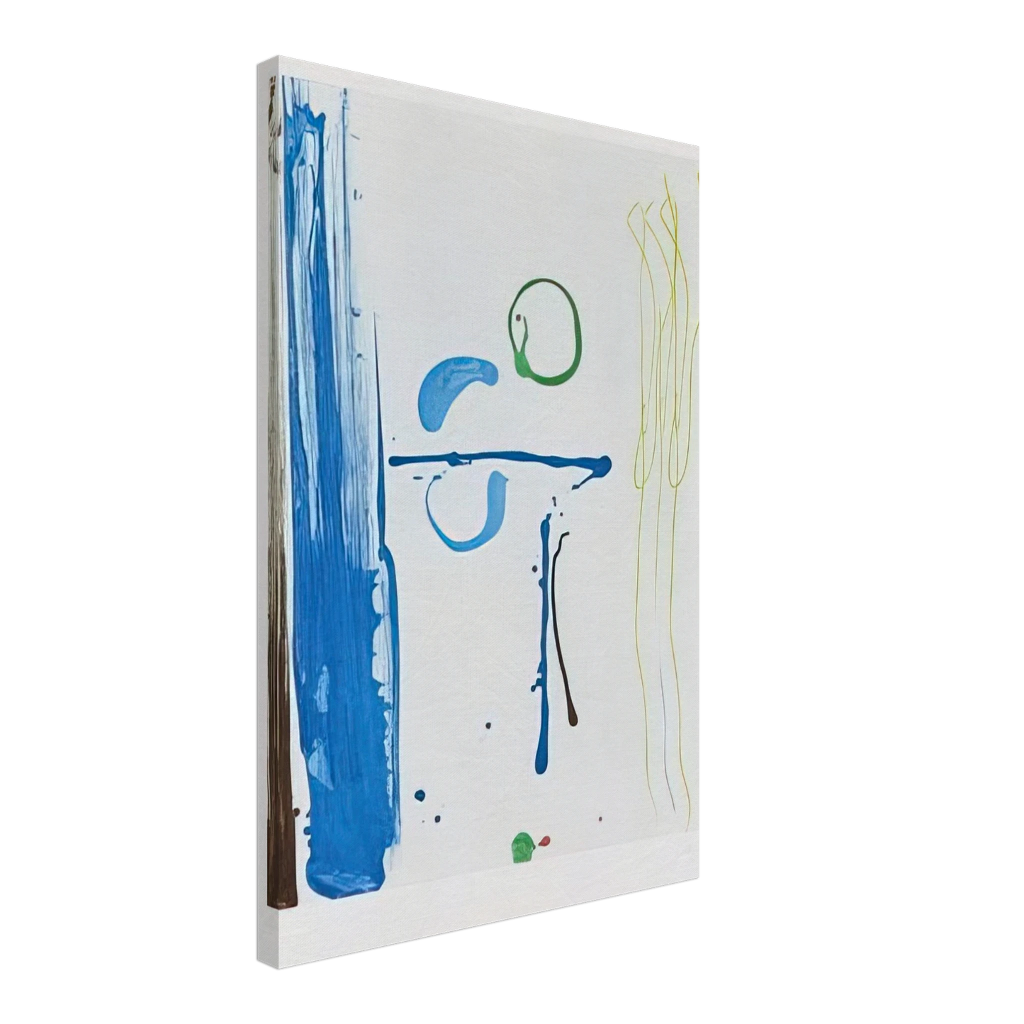 Helen Frankenthaler - Sunshine After Rain - 1987 Canvas - 40x60 cm / 16x24 inches-canvas