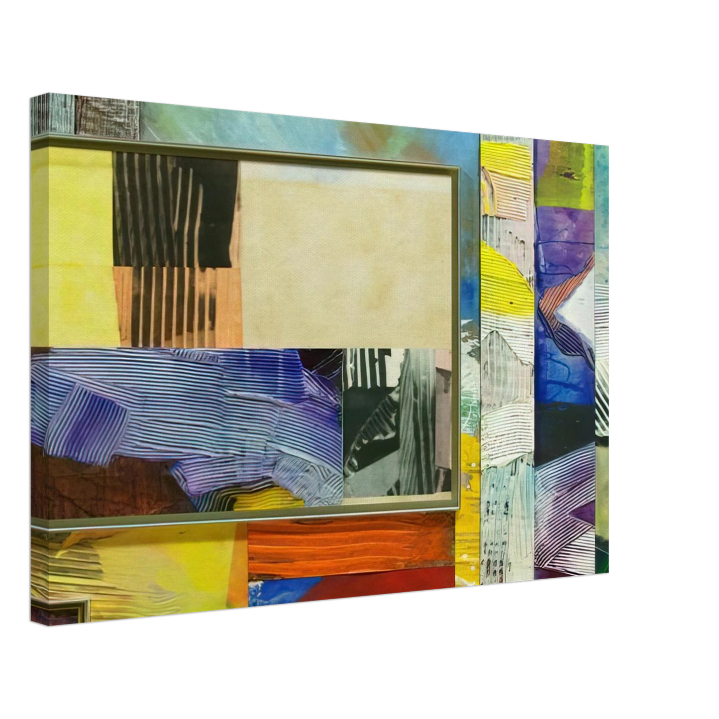 Sam Gilliam - Time Before History Canvas - 40x60 cm / 16x24 inches-canvas