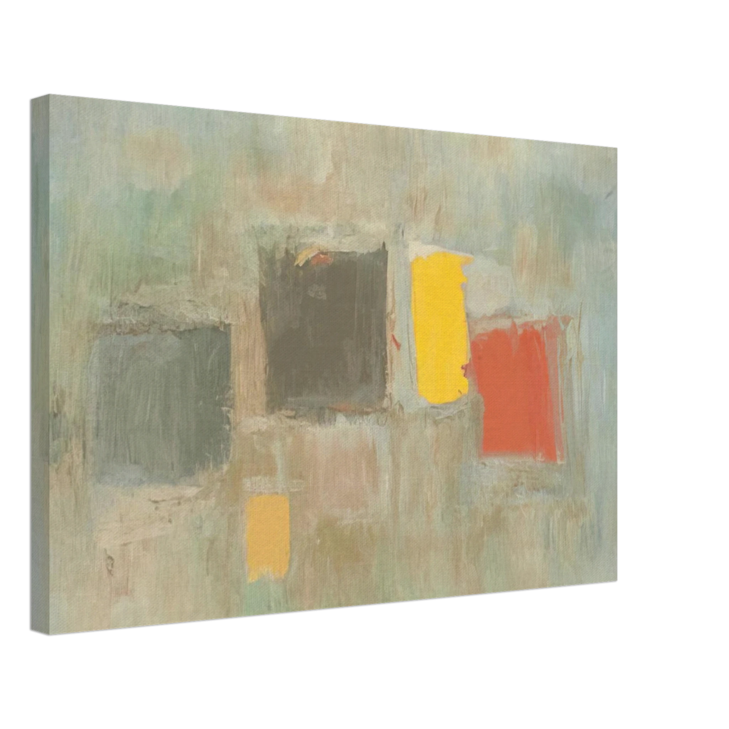 Esteban Vicente - NUMBER 6 1956 Canvas - 40x60 cm / 16x24 inches-canvas