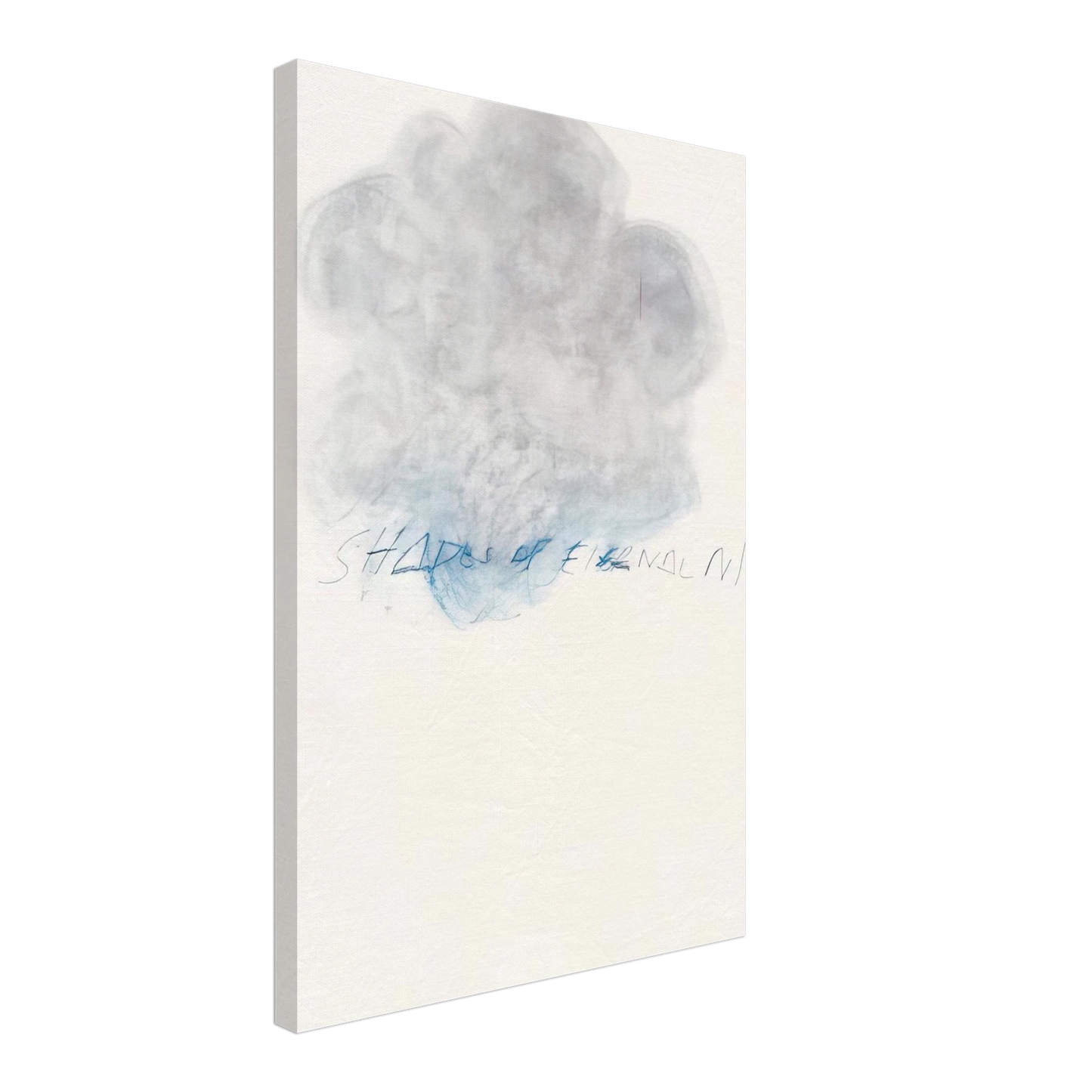 Cy Twombly - Fifty Days at Iliam. Shades of Eternal Night Canvas - 40x60 cm / 16x24 inches-canvas