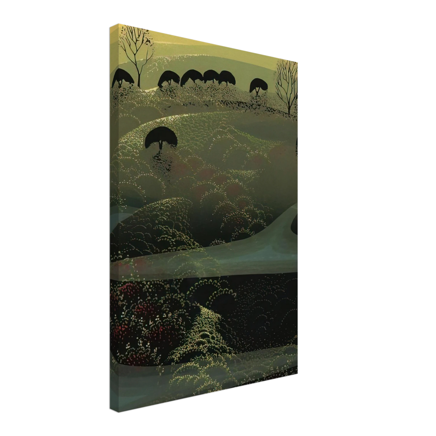 Eyvind Earle - California Miniature Canvas - 40x60 cm / 16x24 inches-canvas