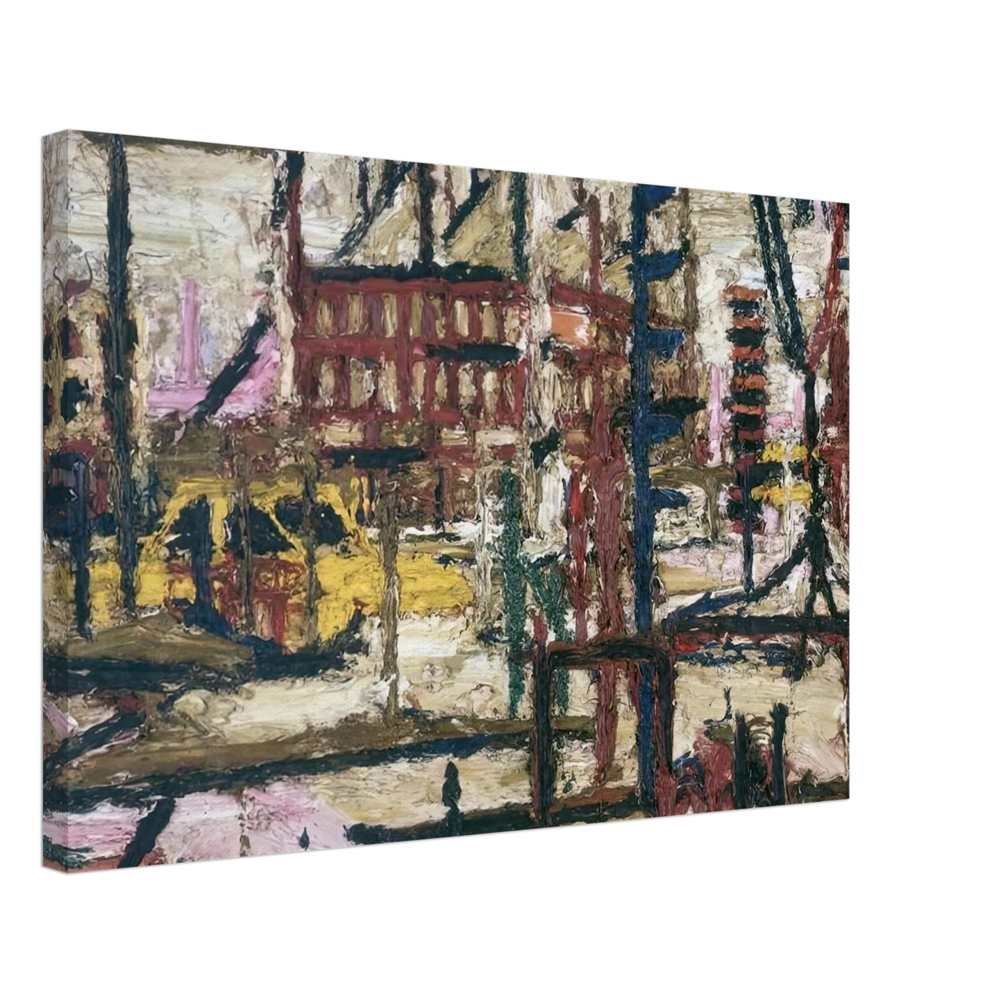 Frank Auerbach - MORNINGTON CRESCENT Canvas - 70x100 cm / 28x40 inches-canvas