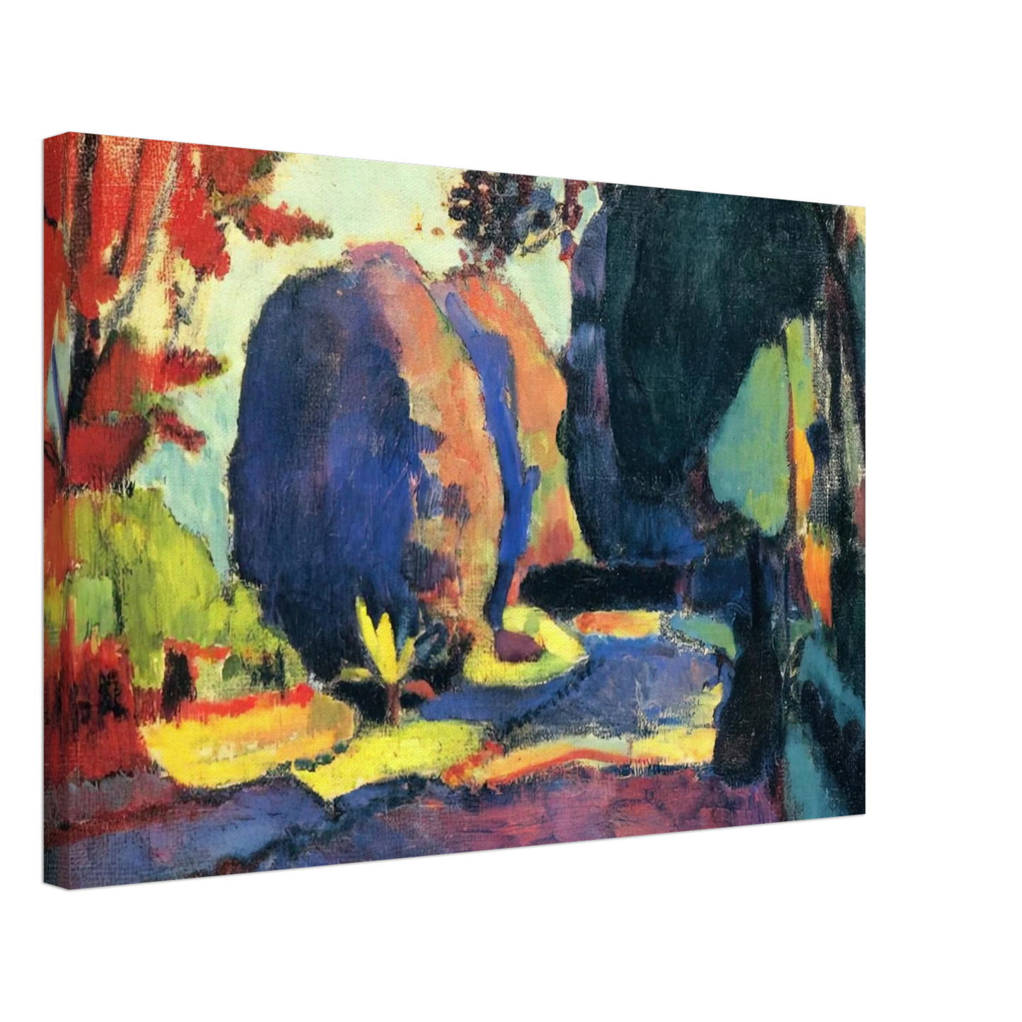 Henri Matisse - THE LUXEMBOURG GARDENS 1901 Canvas - 70x100 cm / 28x40 inches-canvas