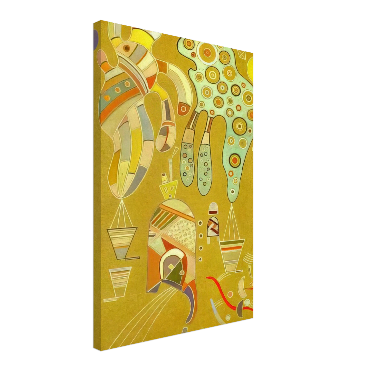 Wassily Kandinsky - UNTITLED 1941 Canvas - 40x60 cm / 16x24 inches-canvas