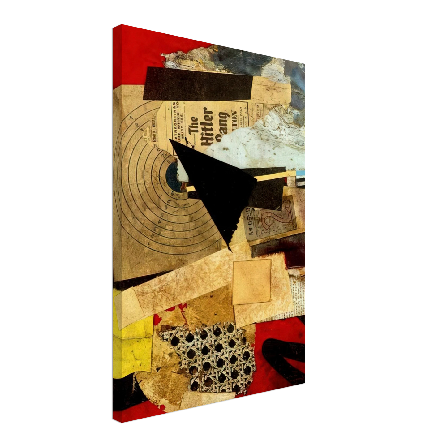Kurt Schwitters - HITLER GANG 1944 Canvas - 70x100 cm / 28x40 inches-canvas