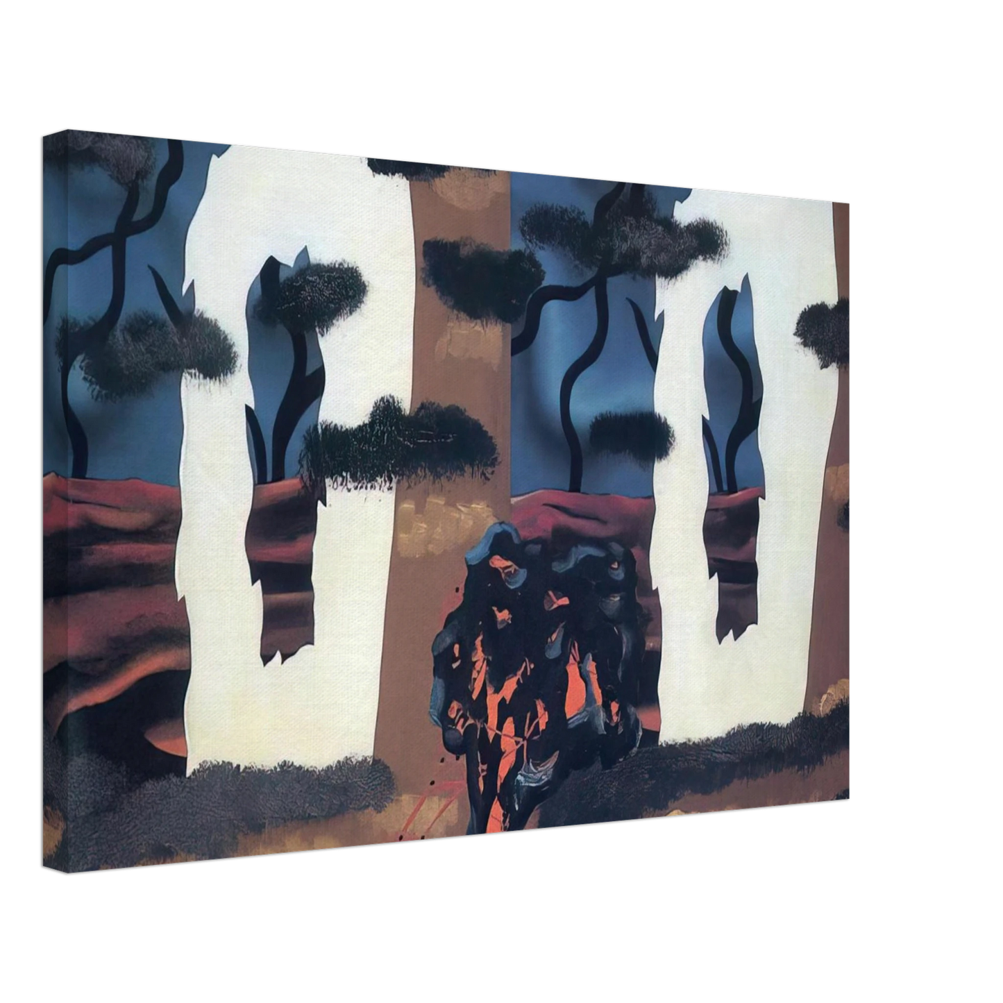 Rene Magritte - A TASTE OF THE INVISIBLE 1927 Canvas - 40x60 cm / 16x24 inches-canvas