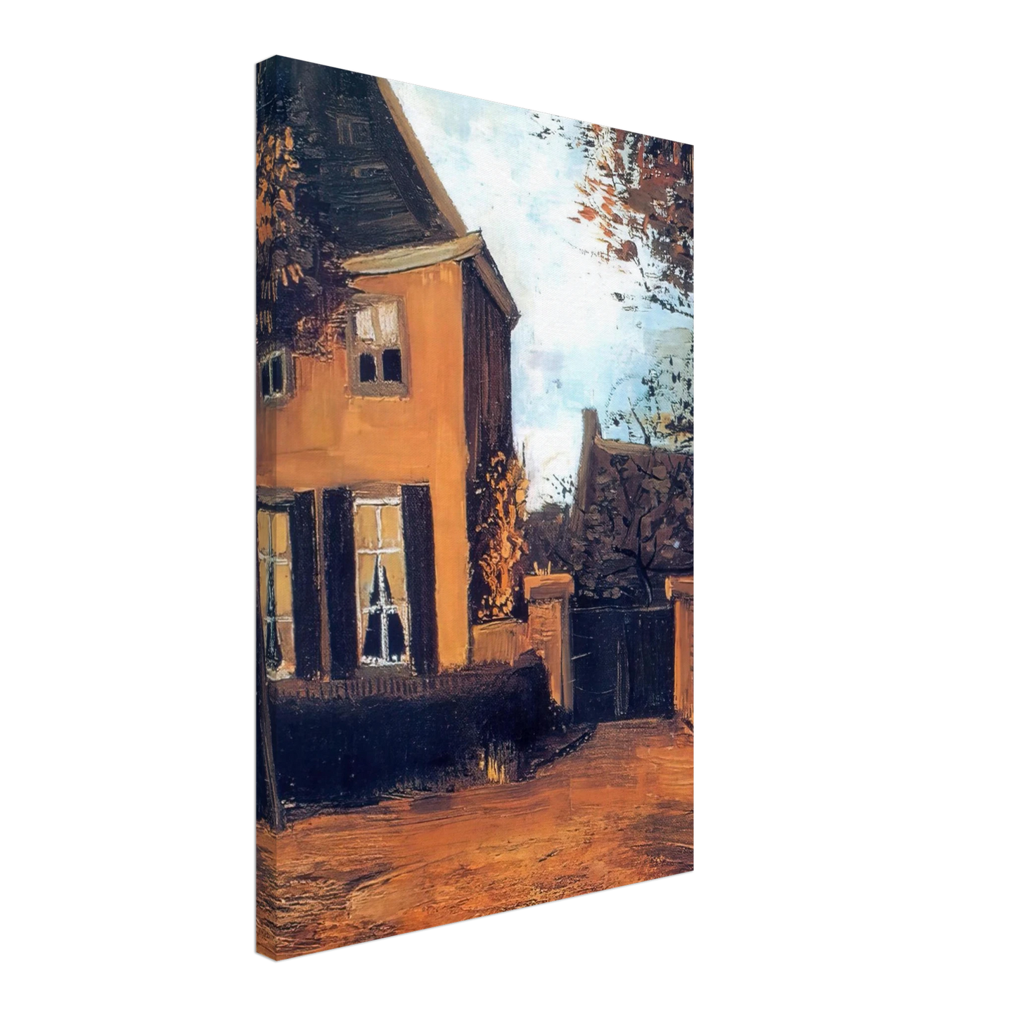 Vincent van Gogh - The Vicarage at Nuenen Canvas - 40x60 cm / 16x24 inches-canvas
