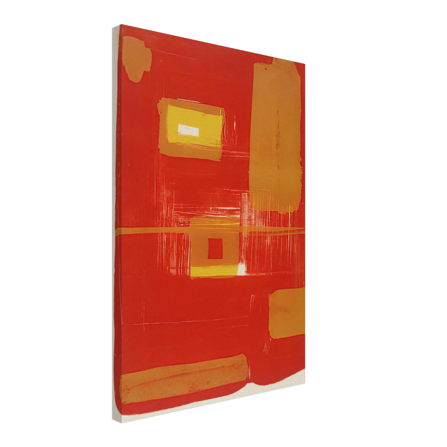 Patrick Heron - Red and Yellow Image - 1958 Canvas - 70x100 cm / 28x40 inches-canvas