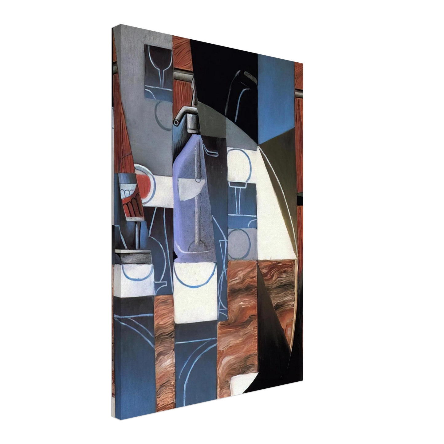 Juan Gris - THE SIPHON 1913 Canvas - 40x60 cm / 16x24 inches-canvas