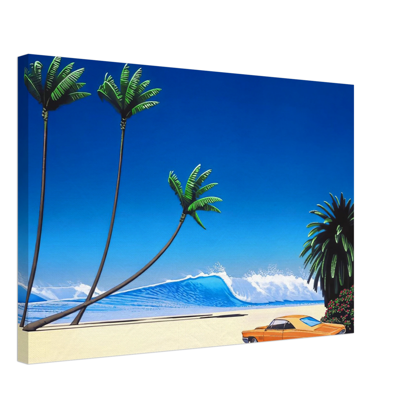 Hiroshi Nagai - Impender Beach Canvas - 70x100 cm / 28x40 inches-canvas