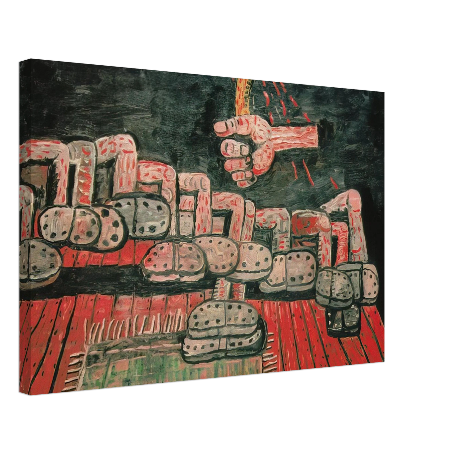 Philip Guston - ROOM Canvas - 70x100 cm / 28x40 inches-canvas