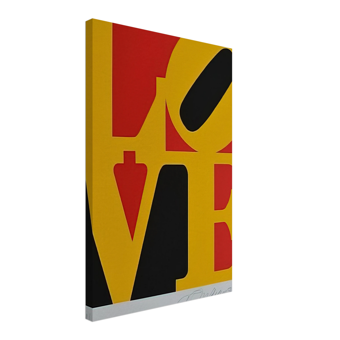 Robert Indiana - German Love Canvas - 40x60 cm / 16x24 inches-canvas