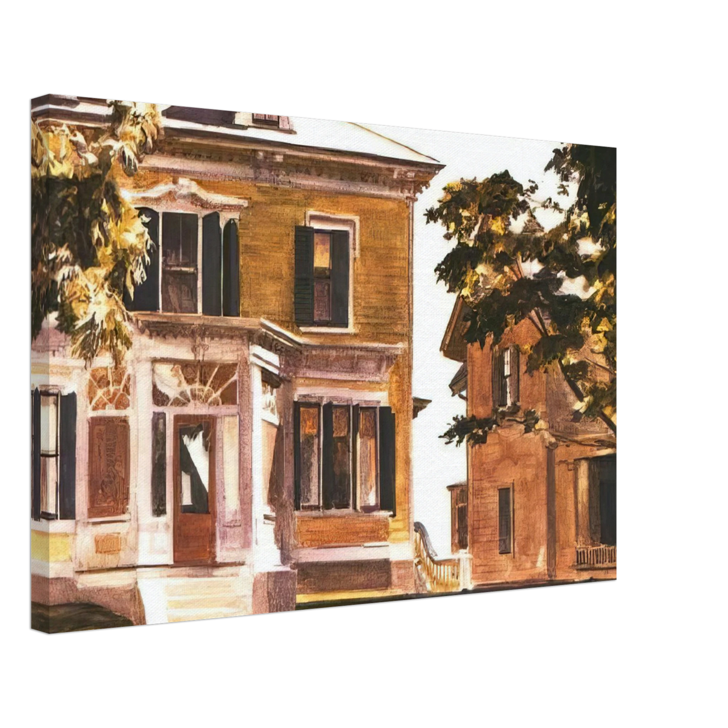 Edward Hopper - Davis House Canvas - 40x60 cm / 16x24 inches-canvas