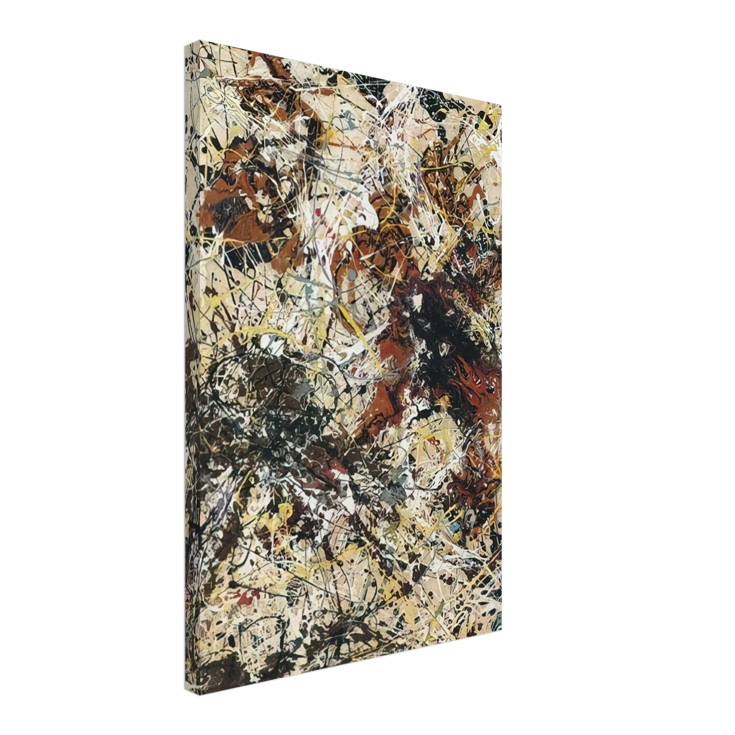Jackson Pollock - NUMBER 12 1949 Canvas - 40x60 cm / 16x24 inches-canvas