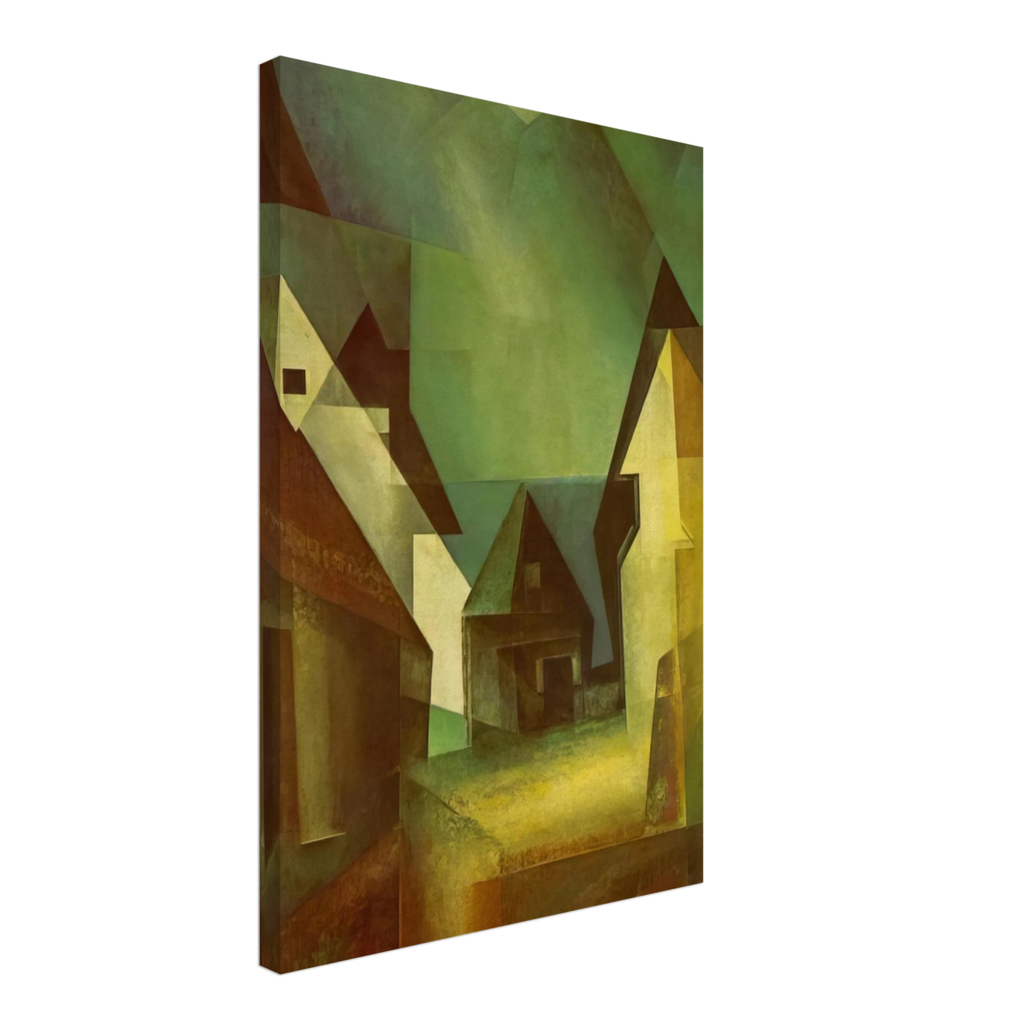 Lyonel Feininger - GABERNDORF II 1924 Canvas - 40x60 cm / 16x24 inches-canvas