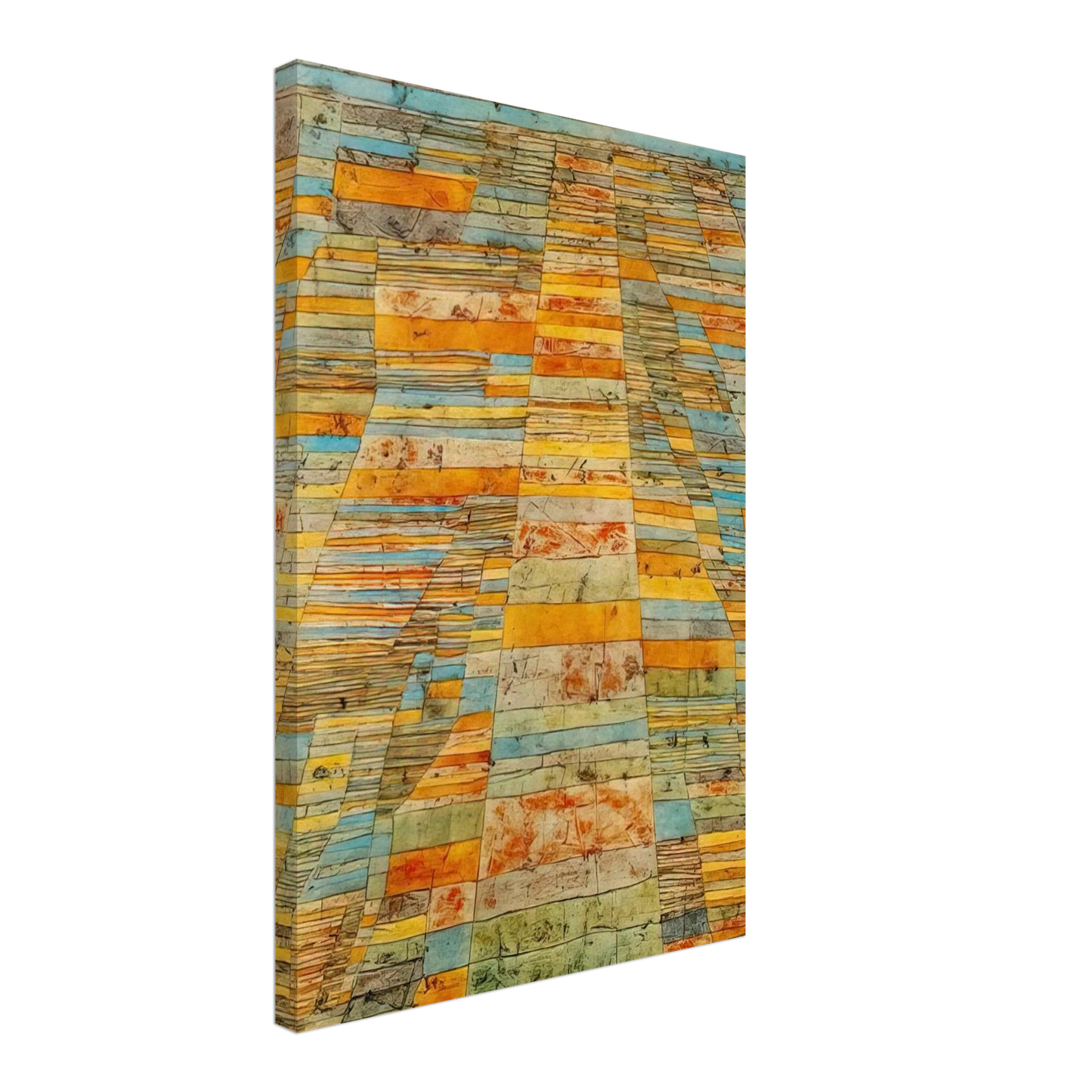 Paul Klee - HIGHWAY AND BYWAYS 1929 Canvas - 40x60 cm / 16x24 inches-canvas