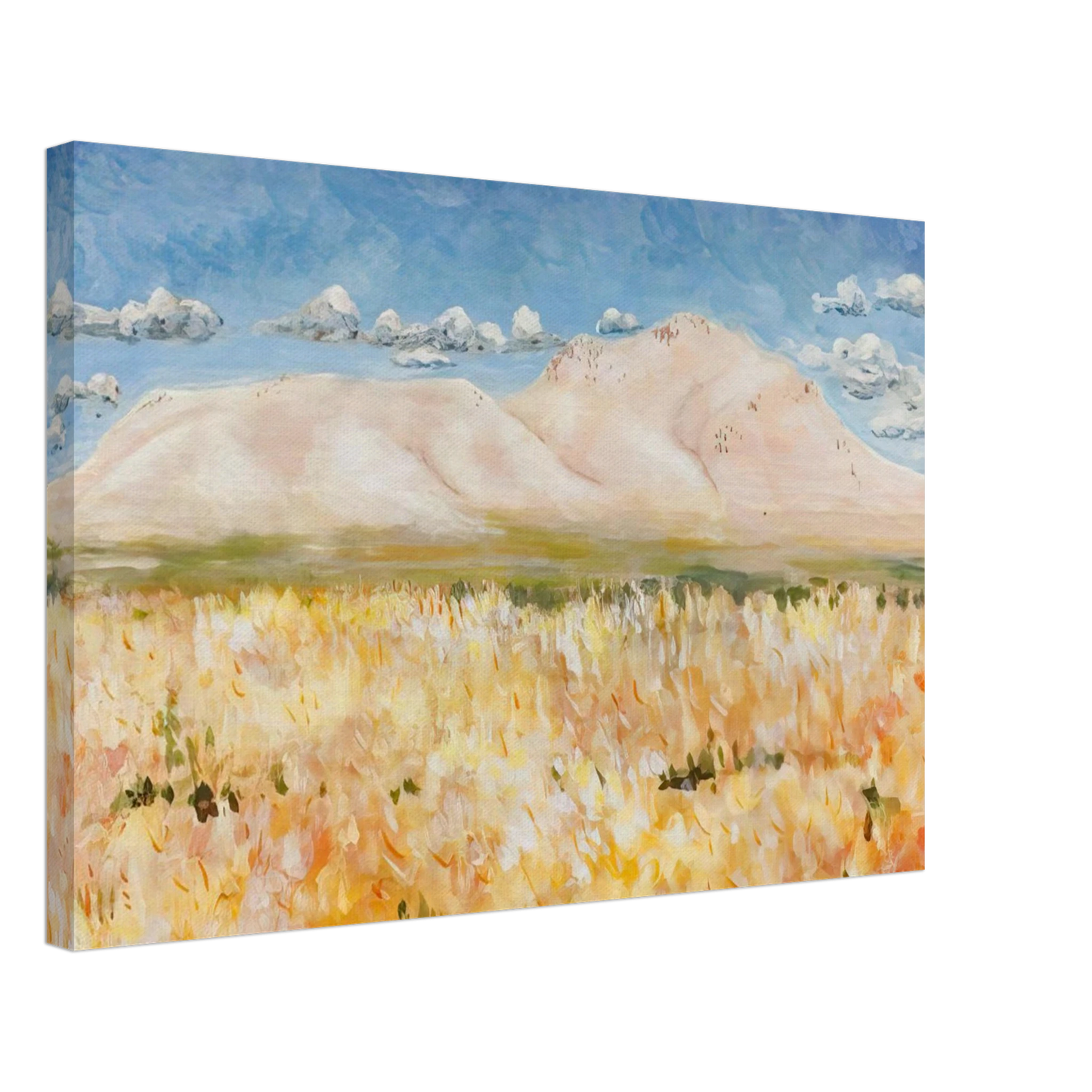 Ivan Albright - JACKSON HOLE WYOMING 1973 Canvas - 70x100 cm / 28x40 inches-canvas