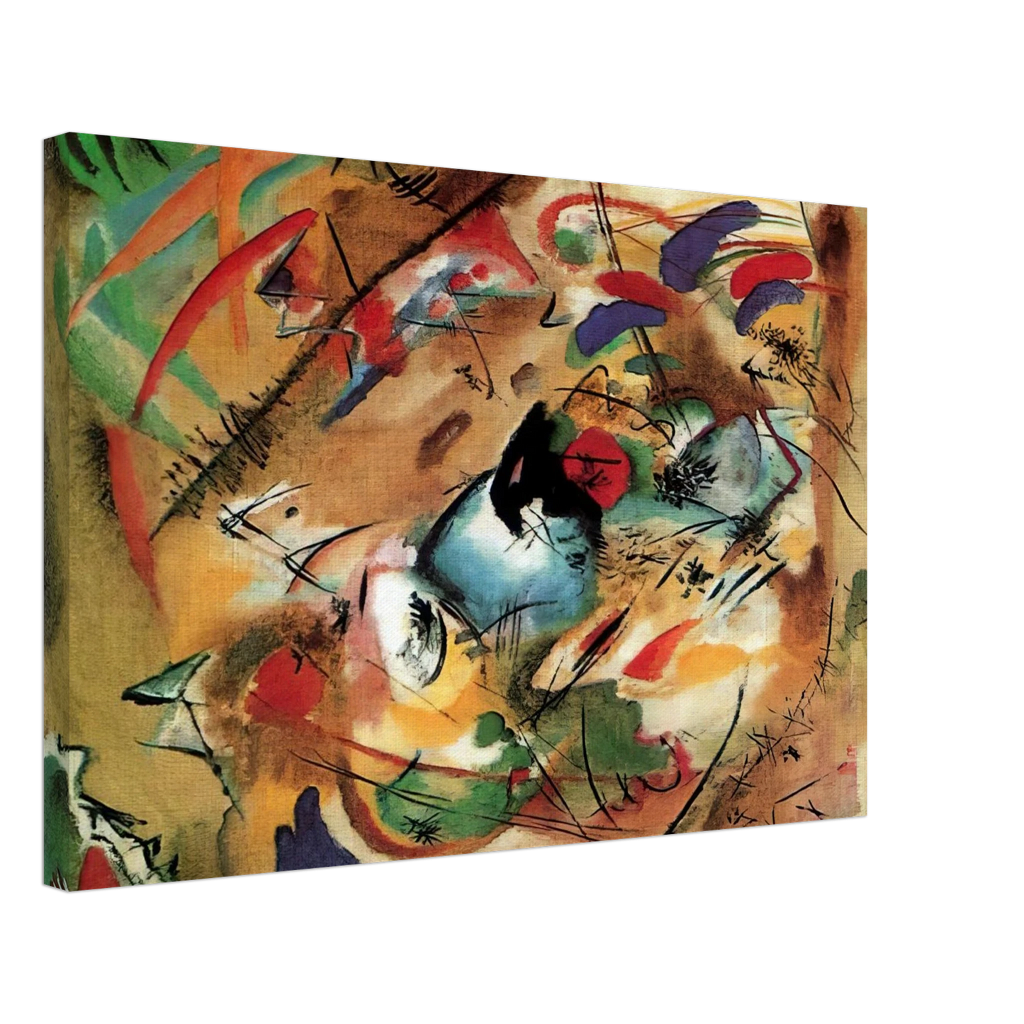 Wassily Kandinsky - IMPROVISATION DREAMY 1913 Canvas - 70x100 cm / 28x40 inches-canvas