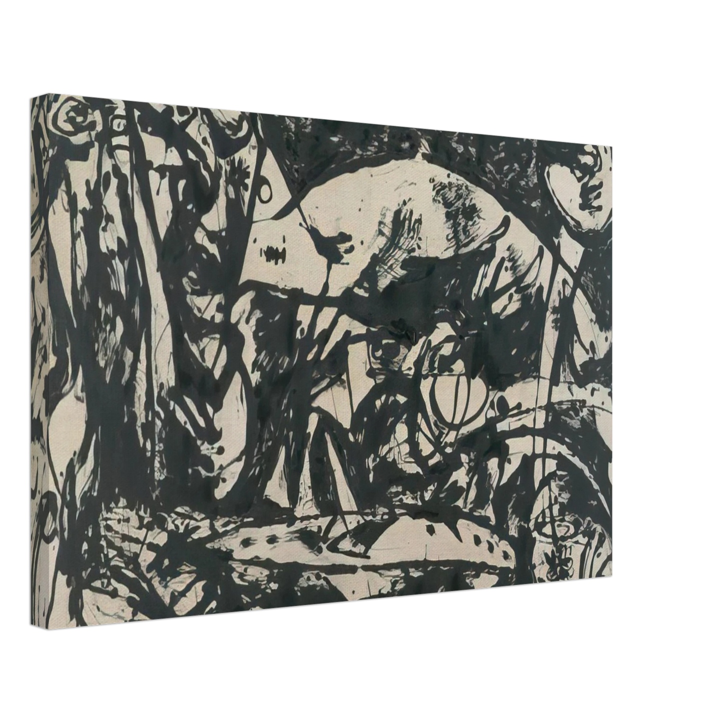 Jackson Pollock - NUMBER 14 Canvas - 70x100 cm / 28x40 inches-canvas