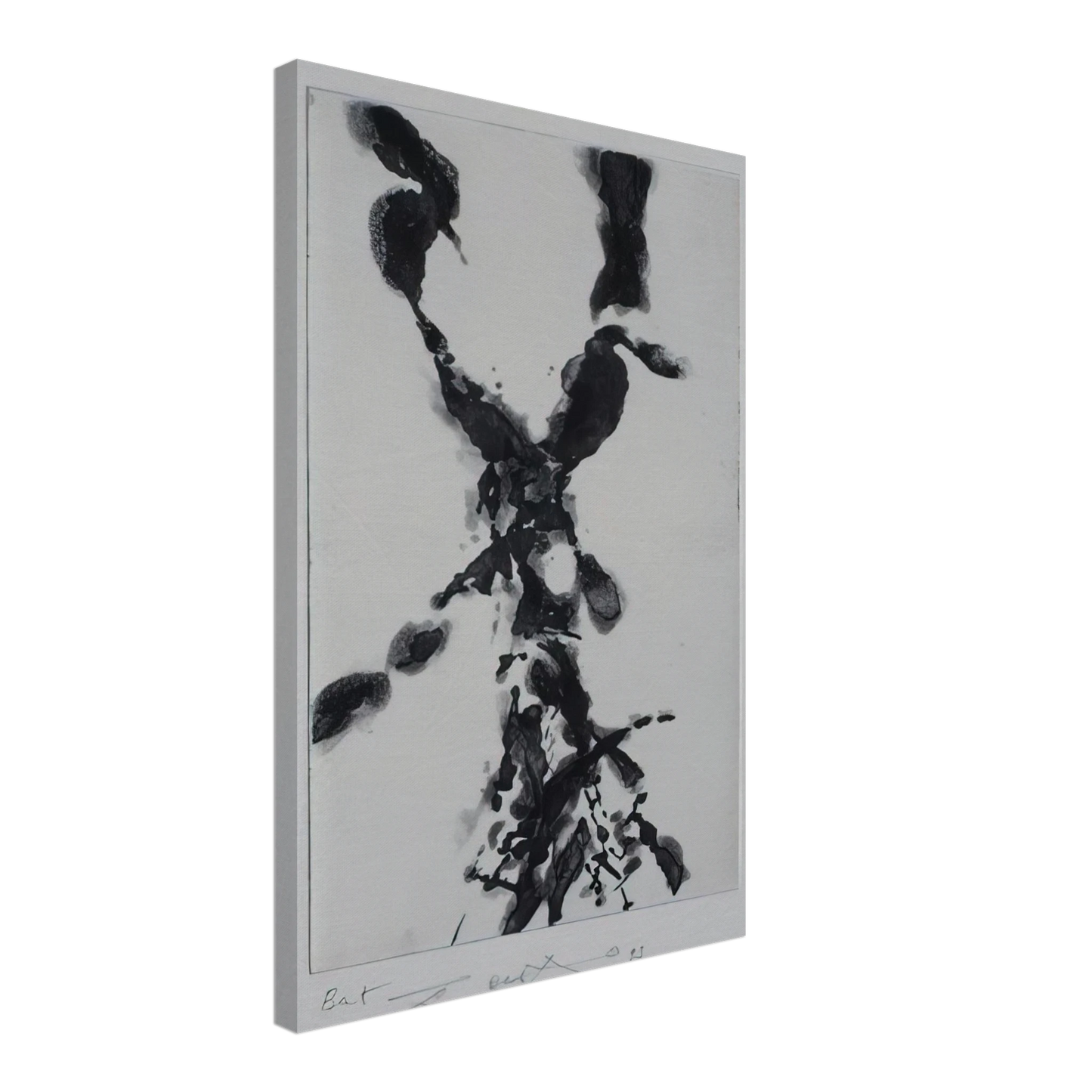 Zao Wou-Ki - TO STOP THE CRY 1994 Canvas - 40x60 cm / 16x24 inches-canvas