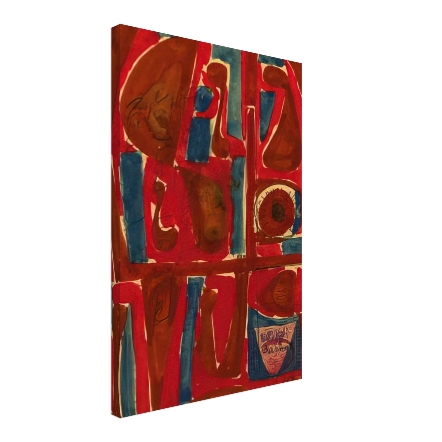 Will Barnet - Untitled - c.1958 United States Canvas - 40x60 cm / 16x24 inches-canvas