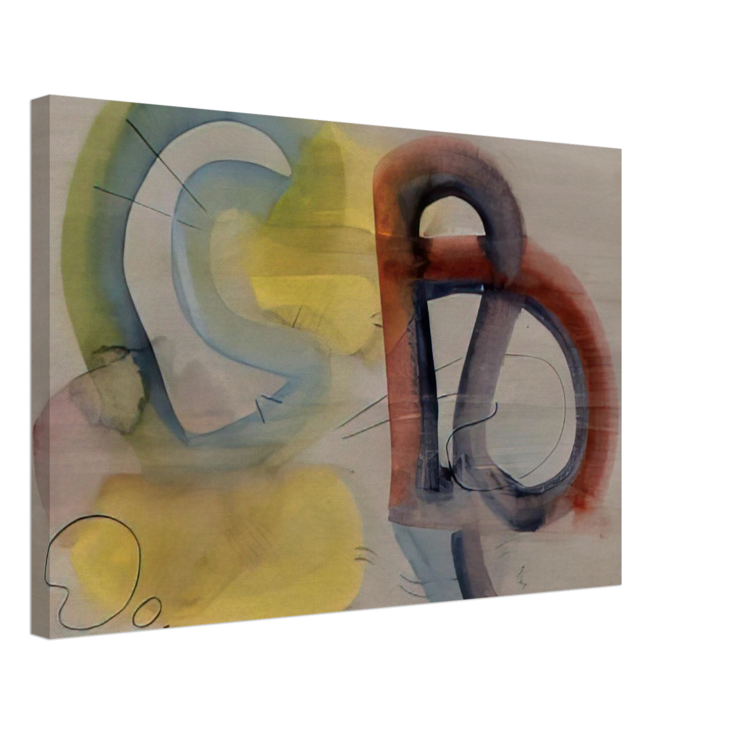 John Ferren - Mallorca - 1934 Canvas - 70x100 cm / 28x40 inches-canvas