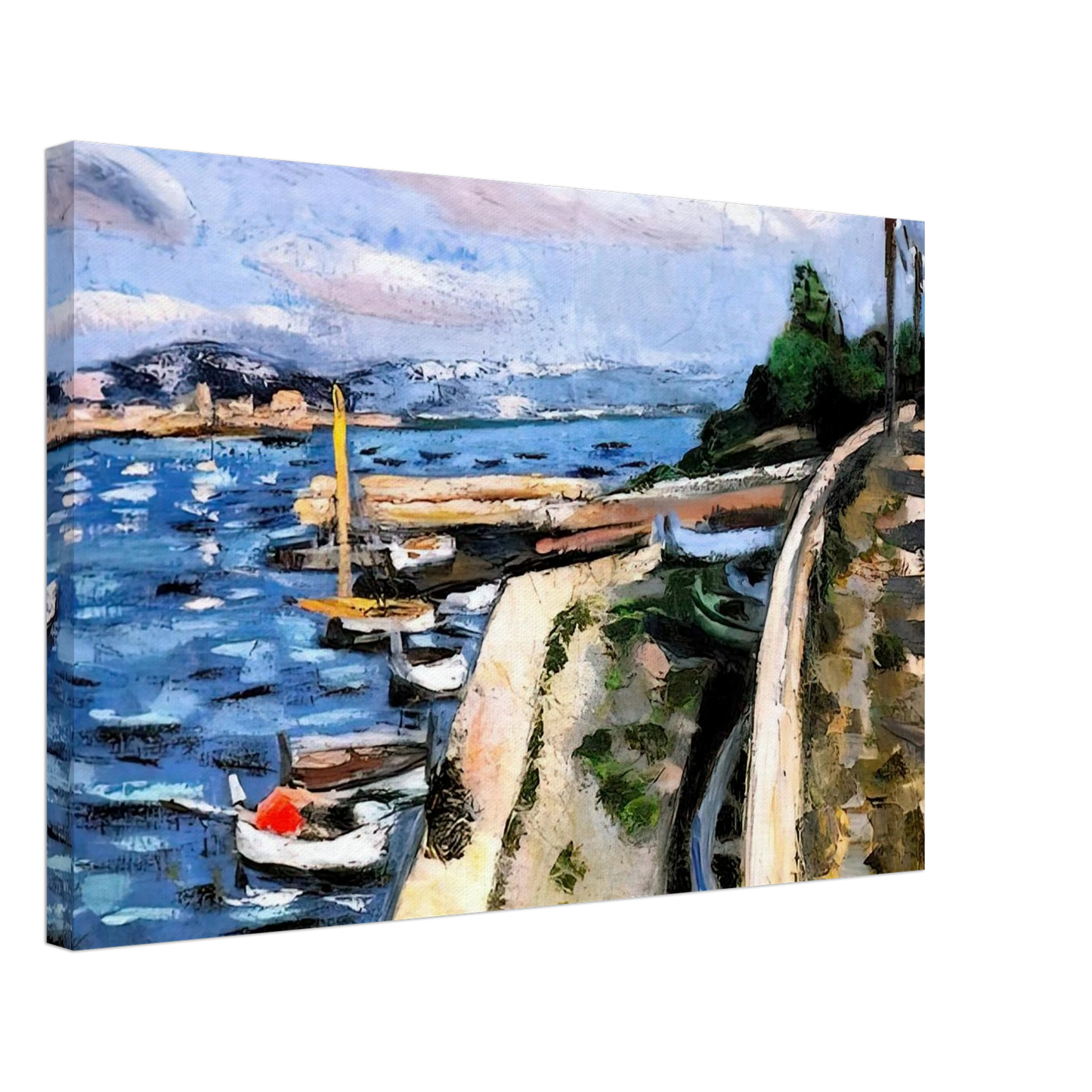 Henri Matisse - VIEW OF ANTIBES 1925 Canvas - 70x100 cm / 28x40 inches-canvas