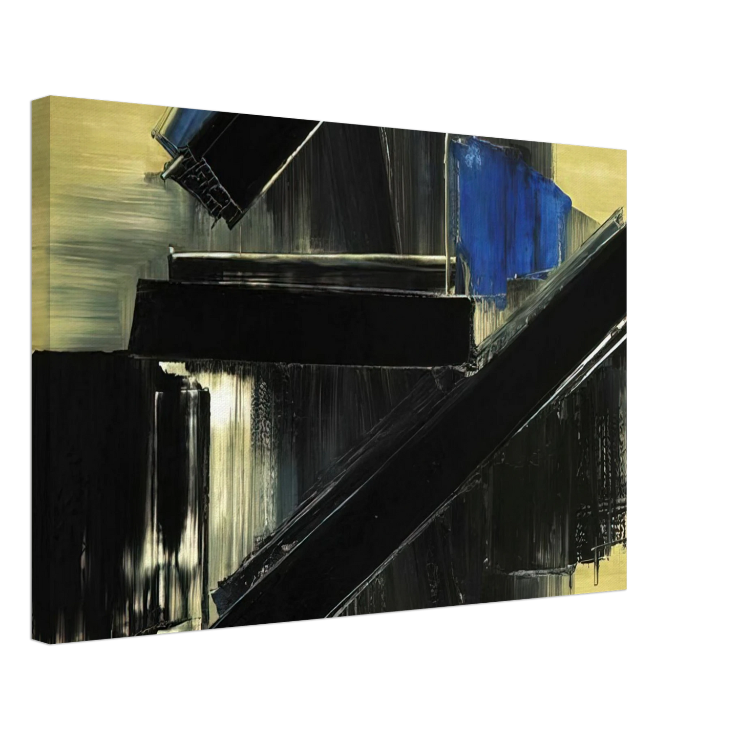 Pierre Soulages - Peinture 21 Juillet 1958 - 1958 Canvas - 70x100 cm / 28x40 inches-canvas