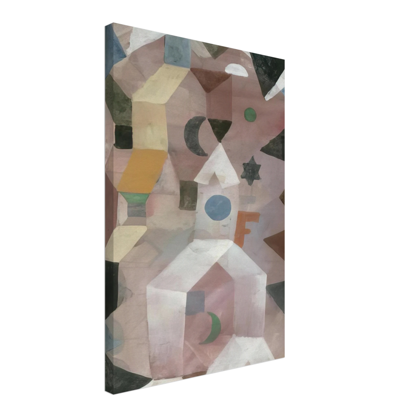 Paul Klee - THE CHAPEL 1917 Canvas - 70x100 cm / 28x40 inches-canvas