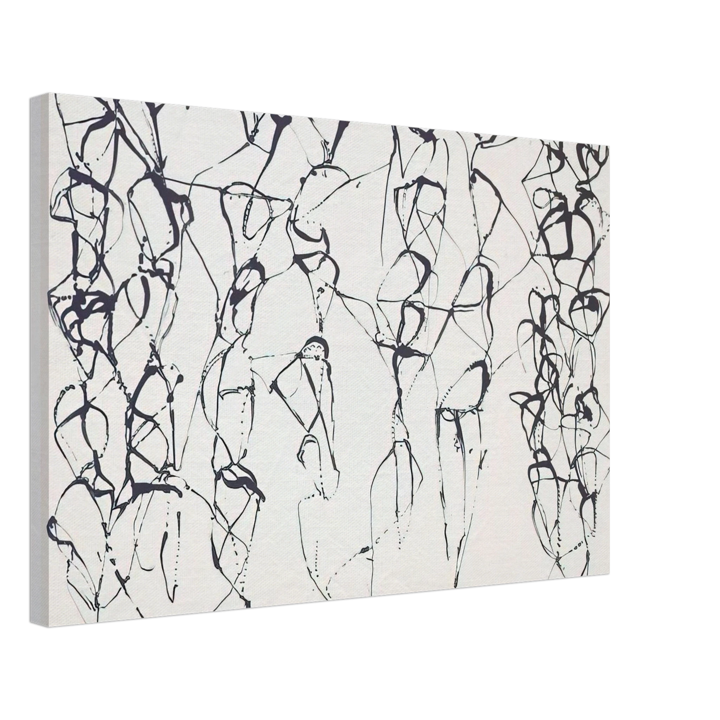 Brice Marden - Cold Mountain Series, Zen Study 6 - 1991 Canvas - 40x60 cm / 16x24 inches-canvas