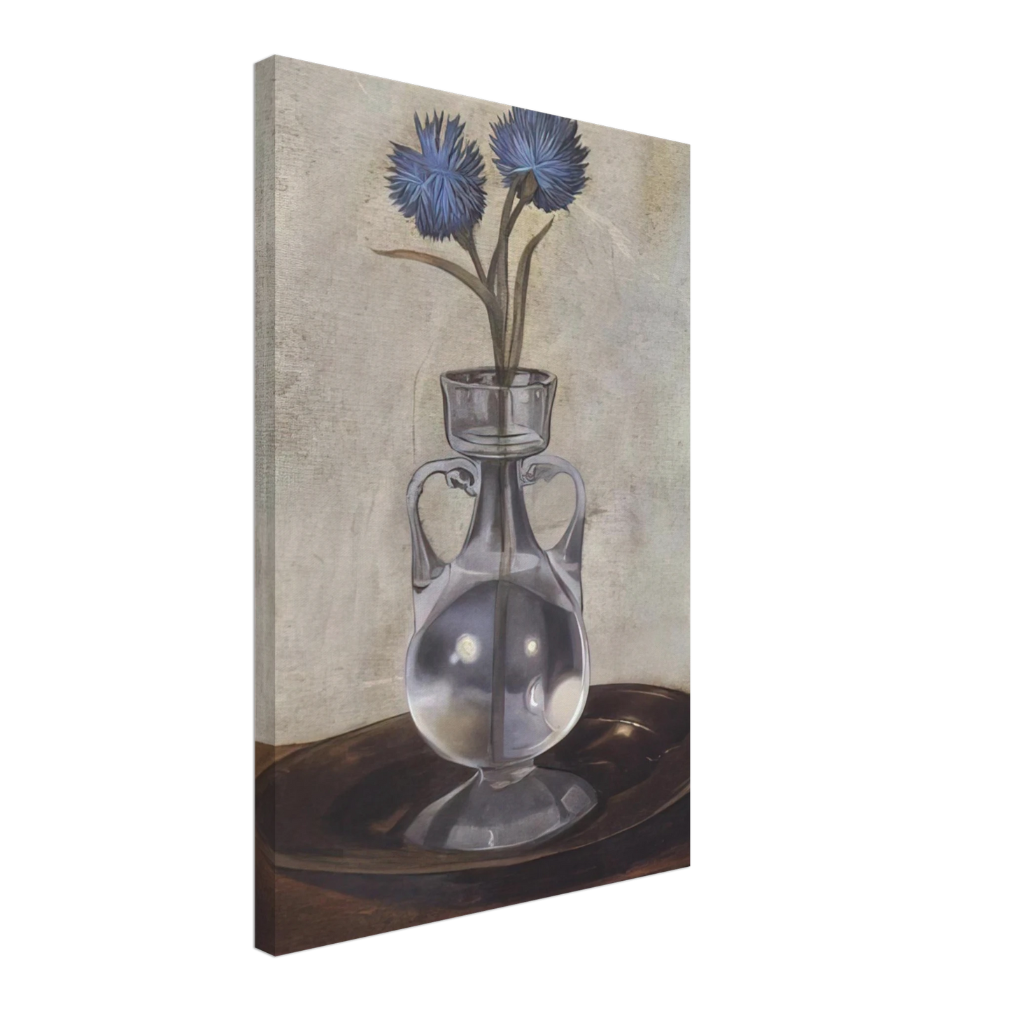 Salvador Dali - THE VASE OF CORNFLOWERS Canvas - 40x60 cm / 16x24 inches-canvas