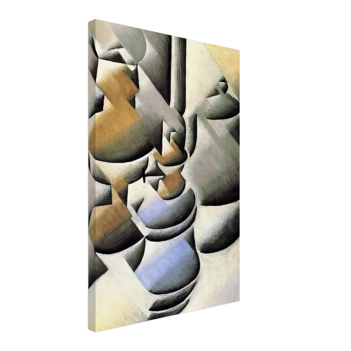 Juan Gris - STILL LIFE WITH OIL LAMP 1912 Canvas - 40x60 cm / 16x24 inches-canvas