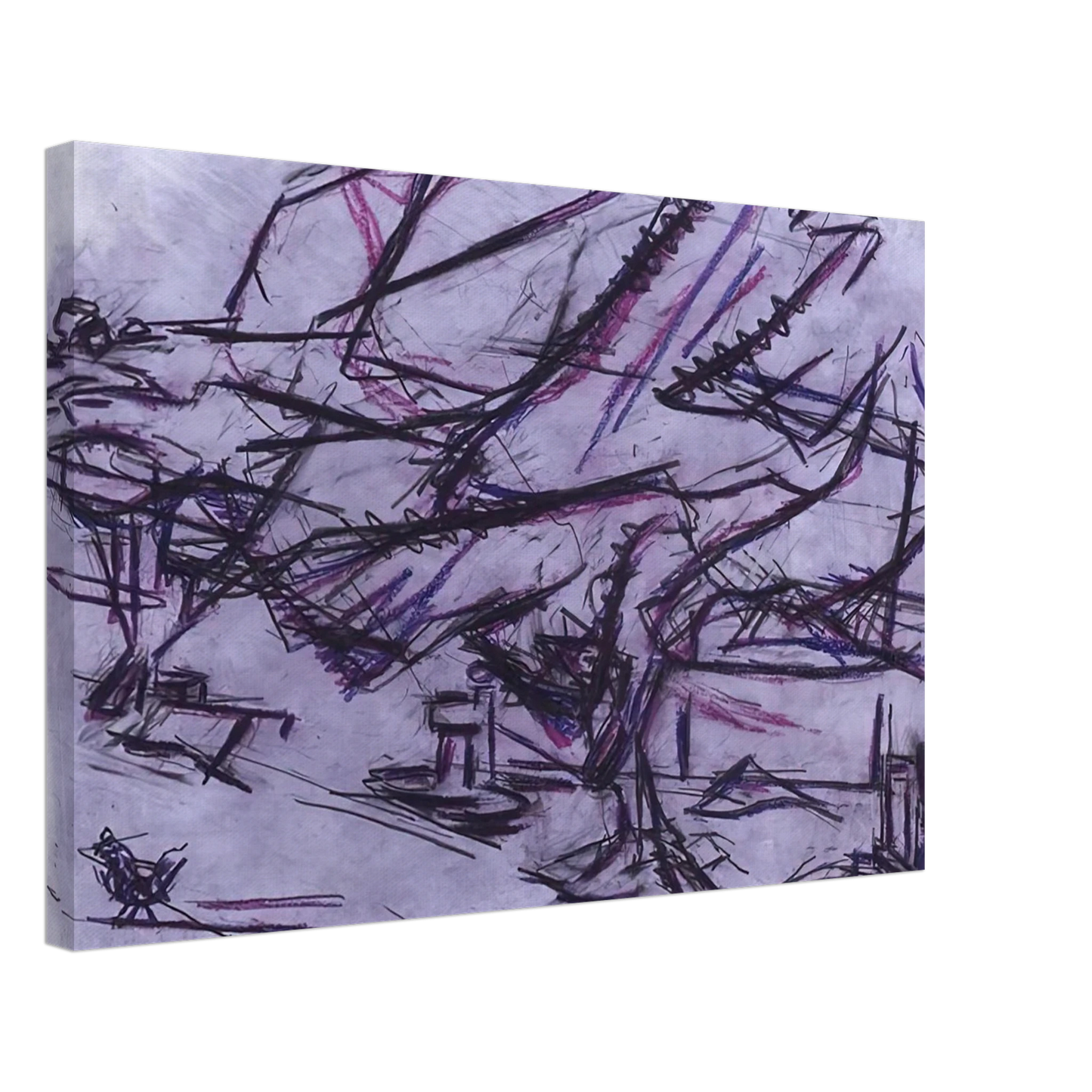 Frank Auerbach - TREE AT TRETIRE Canvas - 70x100 cm / 28x40 inches-canvas