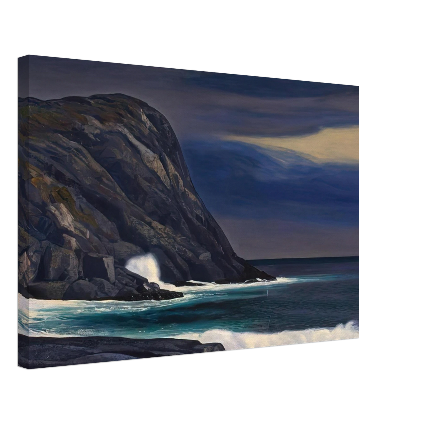 Rockwell Kent - Brewing Storm, Monhegan Canvas - 40x60 cm / 16x24 inches-canvas